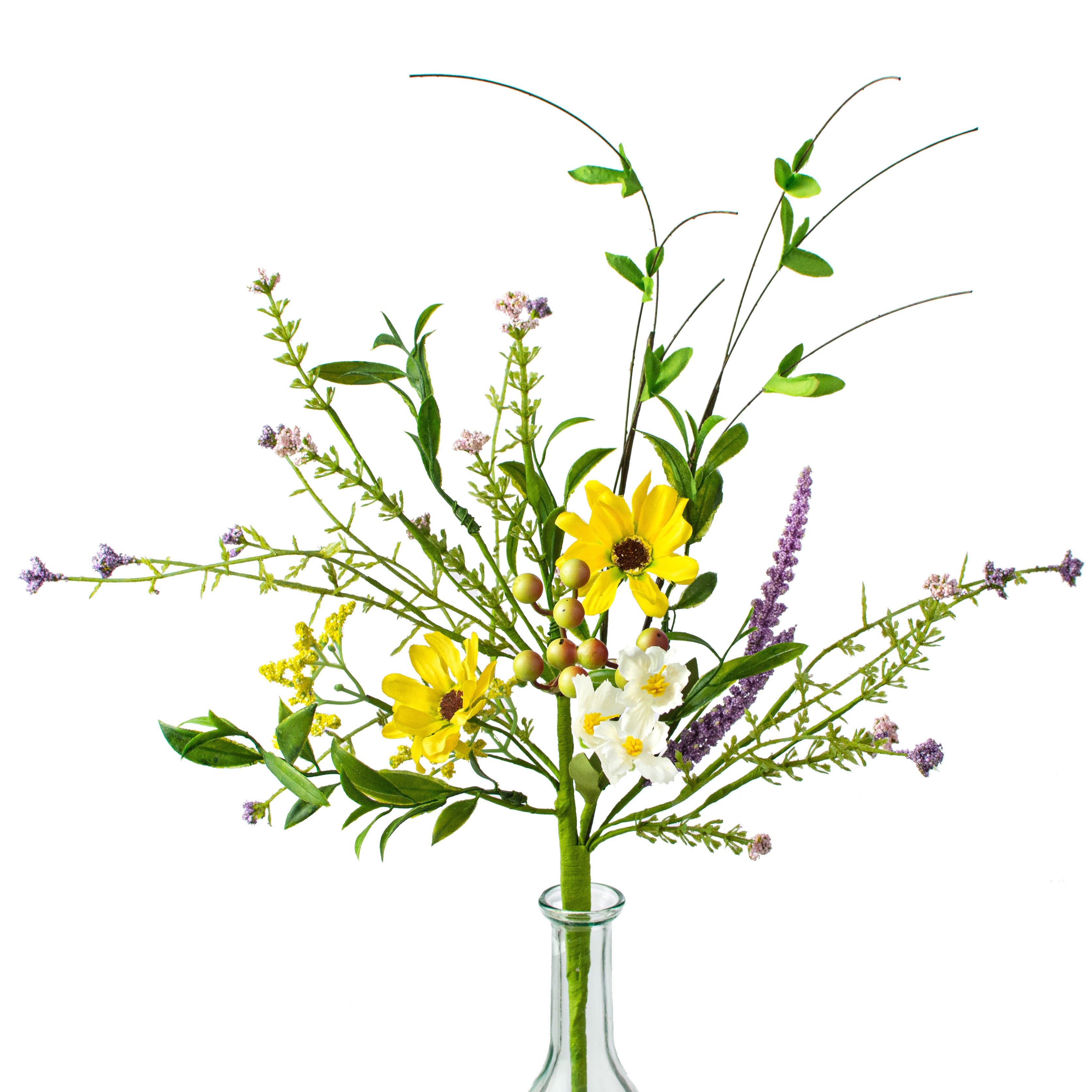 16" Daisy Twig Pick: Yellow Item Number: 63054SP16