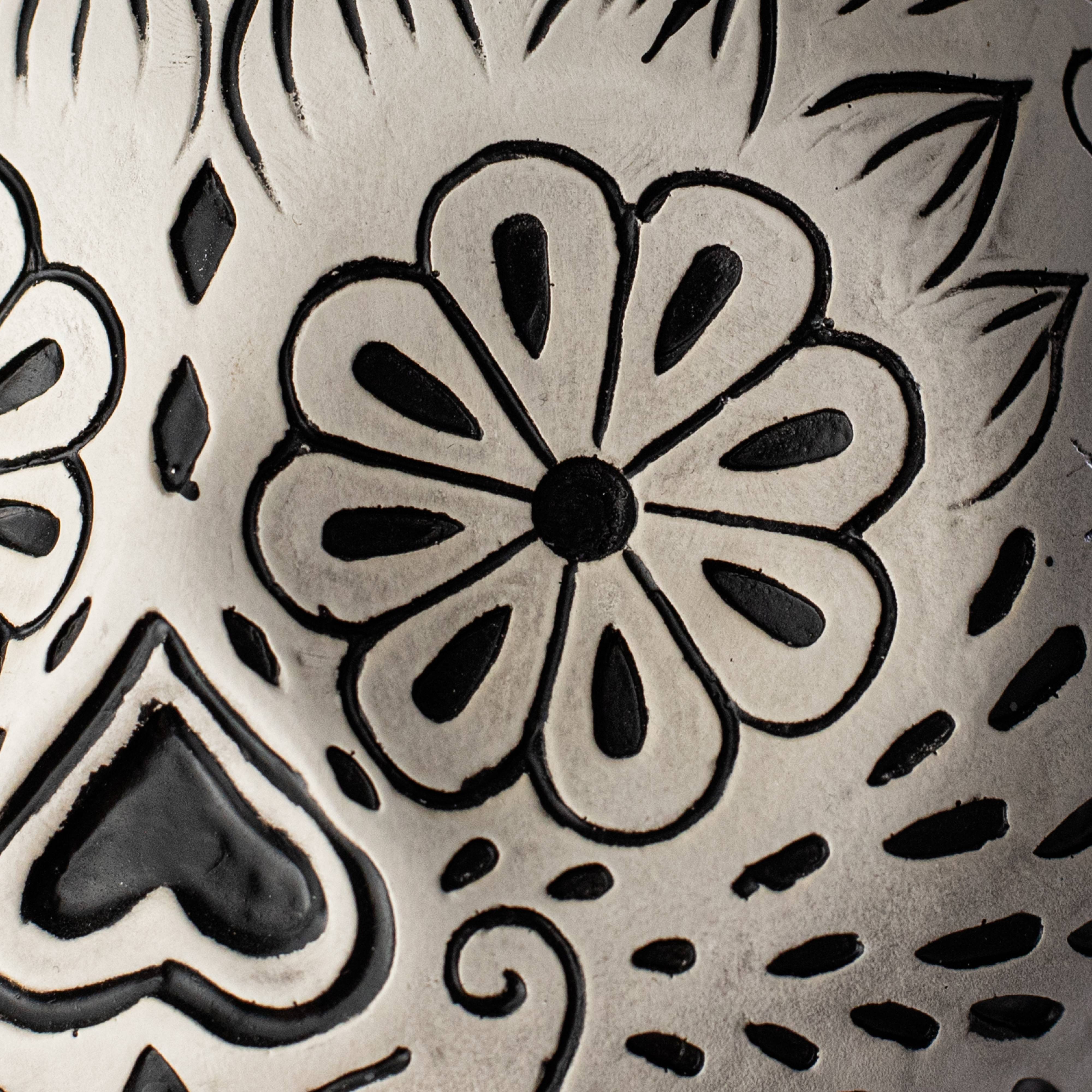 6" Day of the Dead Skull Decor detail photo 4