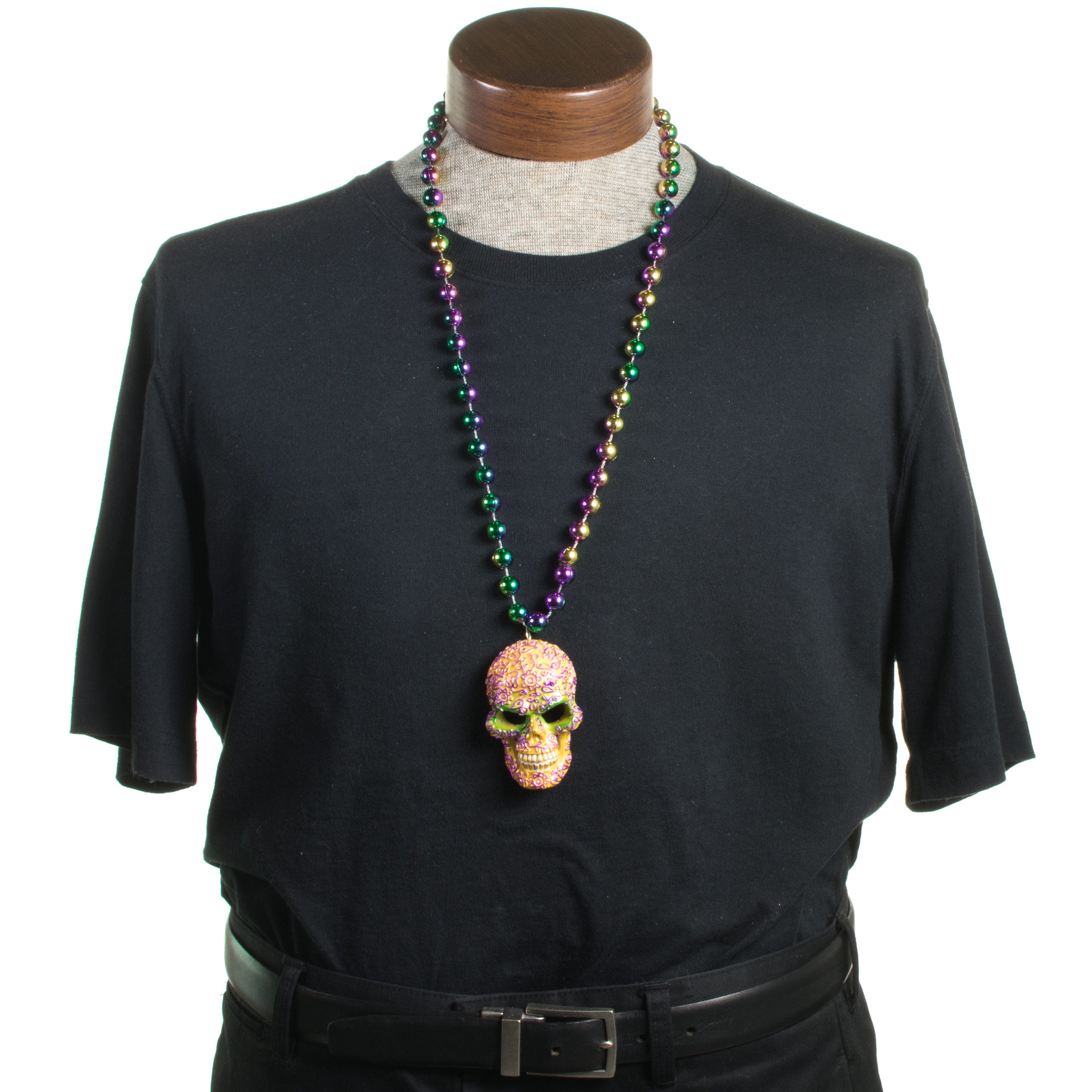 Day of the Dead Skull Necklace Lifestyle Photo