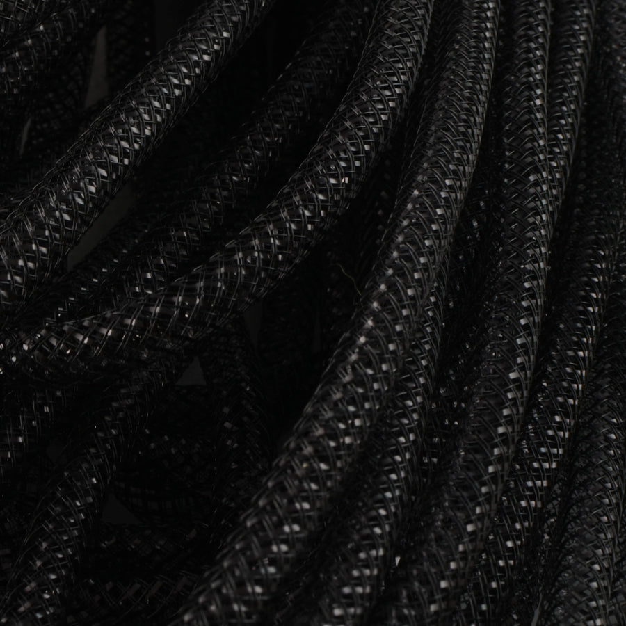 Deco Flex Tubing Ribbon: Metallic Black (30 Yards) Lifestyle Photo