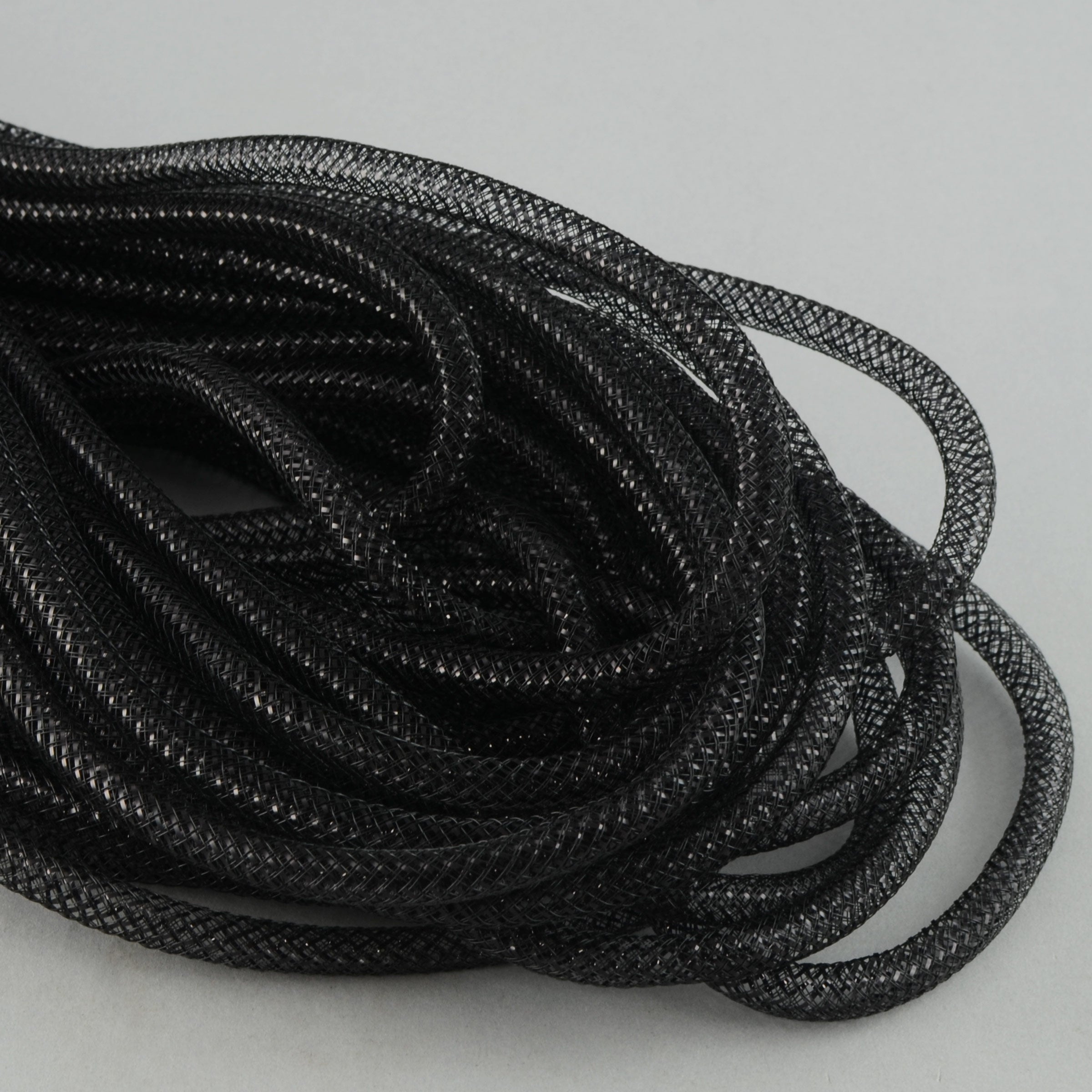 Deco Flex Tubing Ribbon: Metallic Black (30 Yards) Item Number: RE3004E5