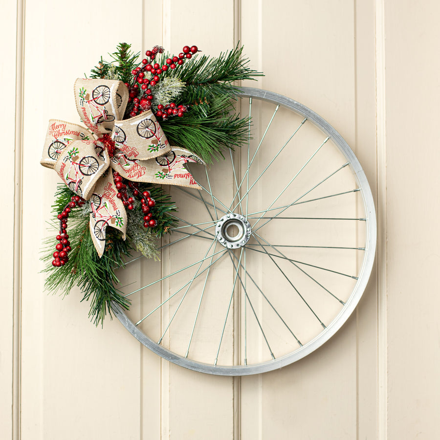 16" Decorative Bicycle Rim: Aluminum Lifestyle Photo