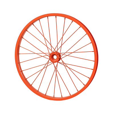16" Decorative Bicycle Rim: Orange Item Number: MD050720