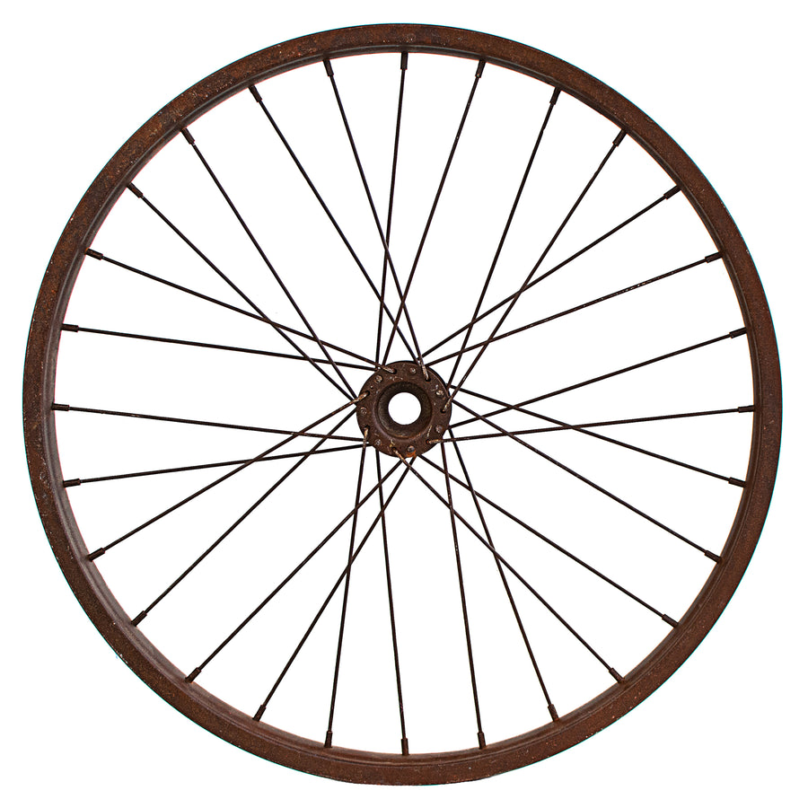 20" Decorative Bicycle Rim: Rust Item Number: MD0575