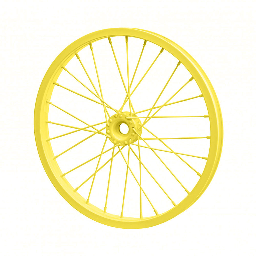 16" Decorative Bicycle Rim: Yellow Item Number: MD050729