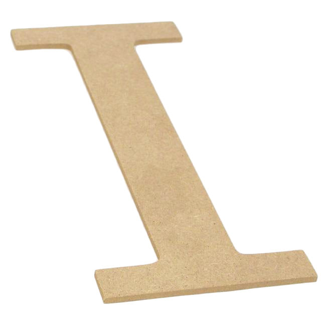 10" Decorative Wood Letter: I Lifestyle Photo