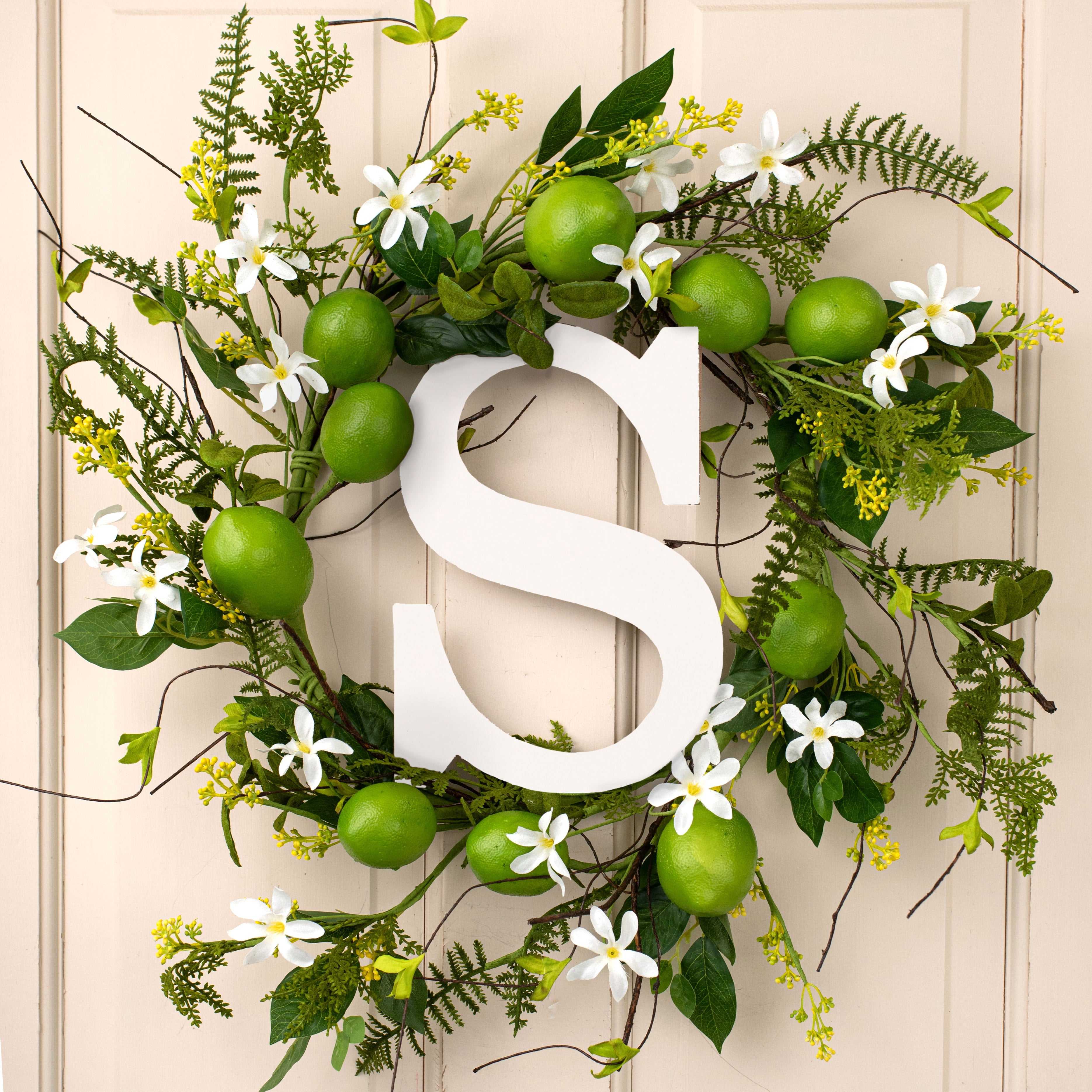 10" Decorative Wood Letter: S Lifestyle Photo