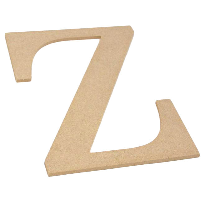 10" Decorative Wood Letter: Z Lifestyle Photo