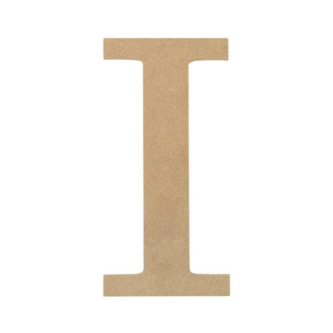 10" Decorative Wood Letter: I Item Number: AB2033