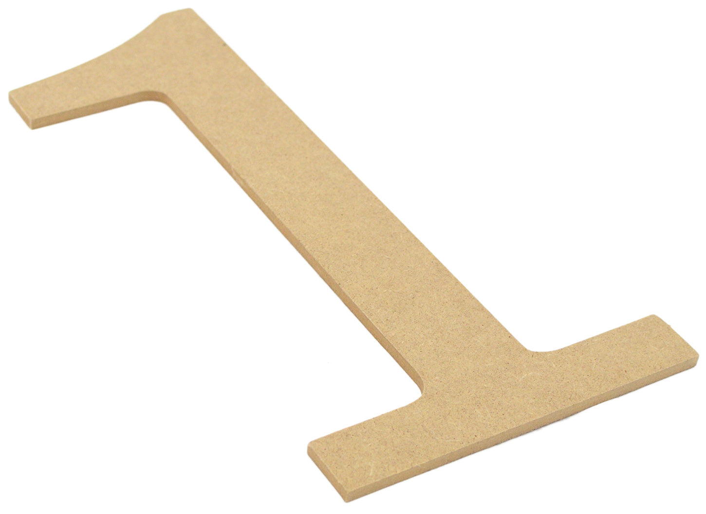 10" Decorative Wood Number: 1 Lifestyle Photo