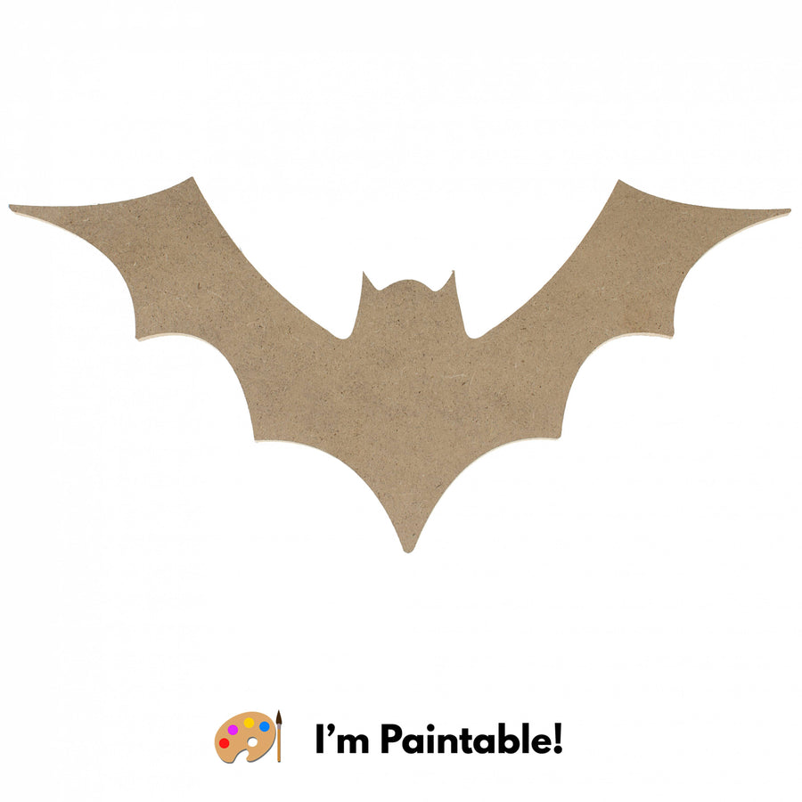 12" Decorative Wooden Bat Silhouette: Natural Item Number: HH7284