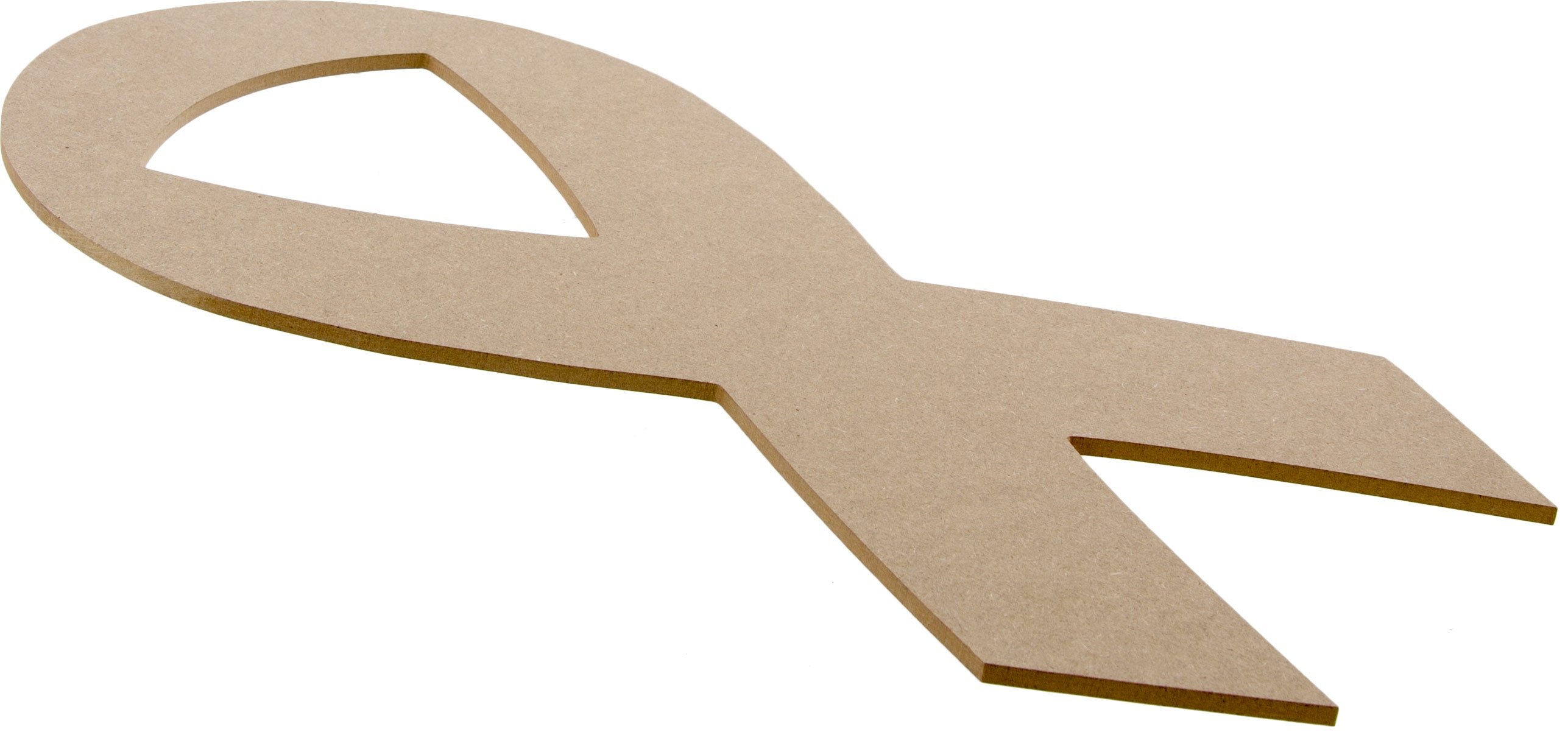 16" Decorative Wooden Support Ribbon: Natural detail photo 3