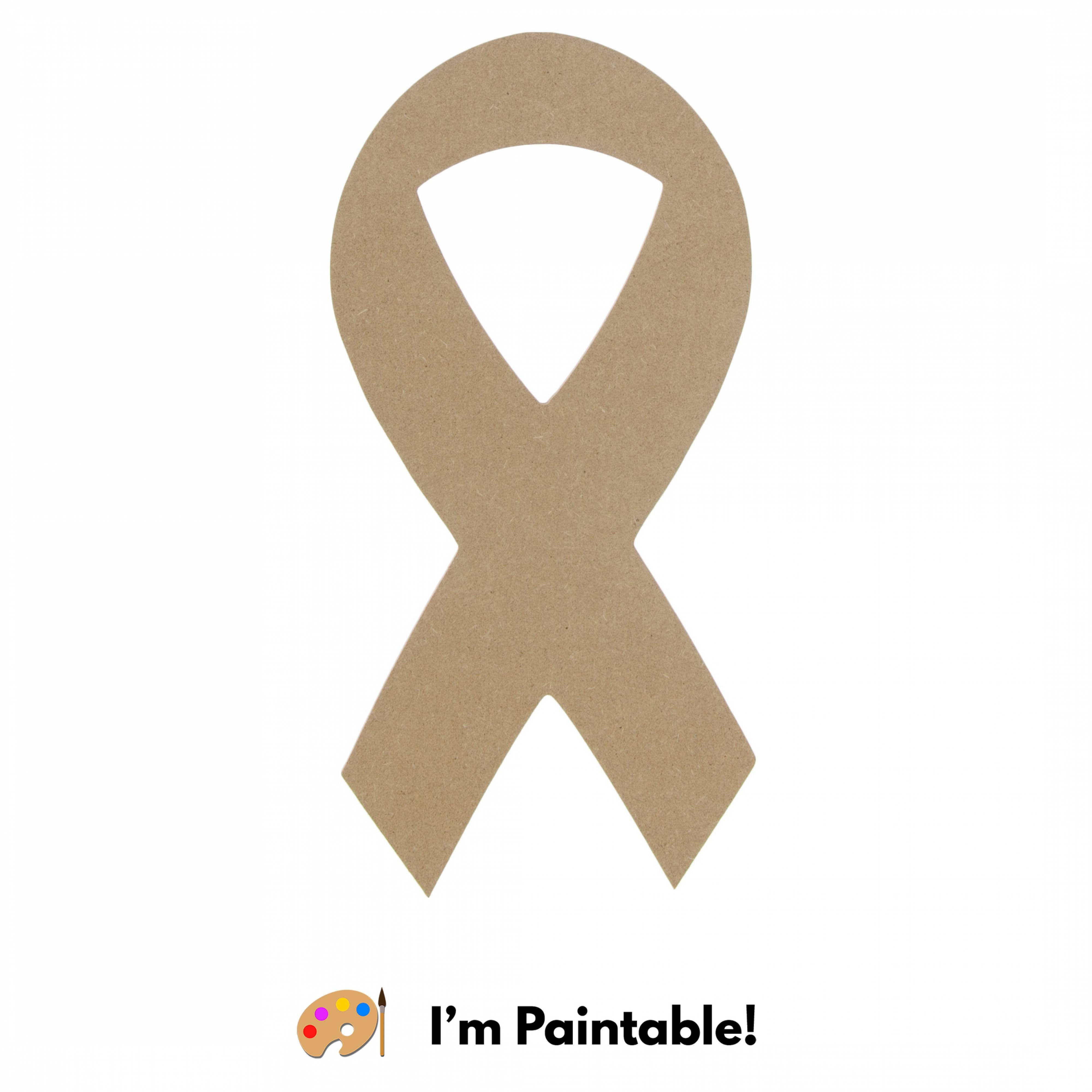10" Decorative Wooden Support Ribbon: Natural Item Number: AB2232