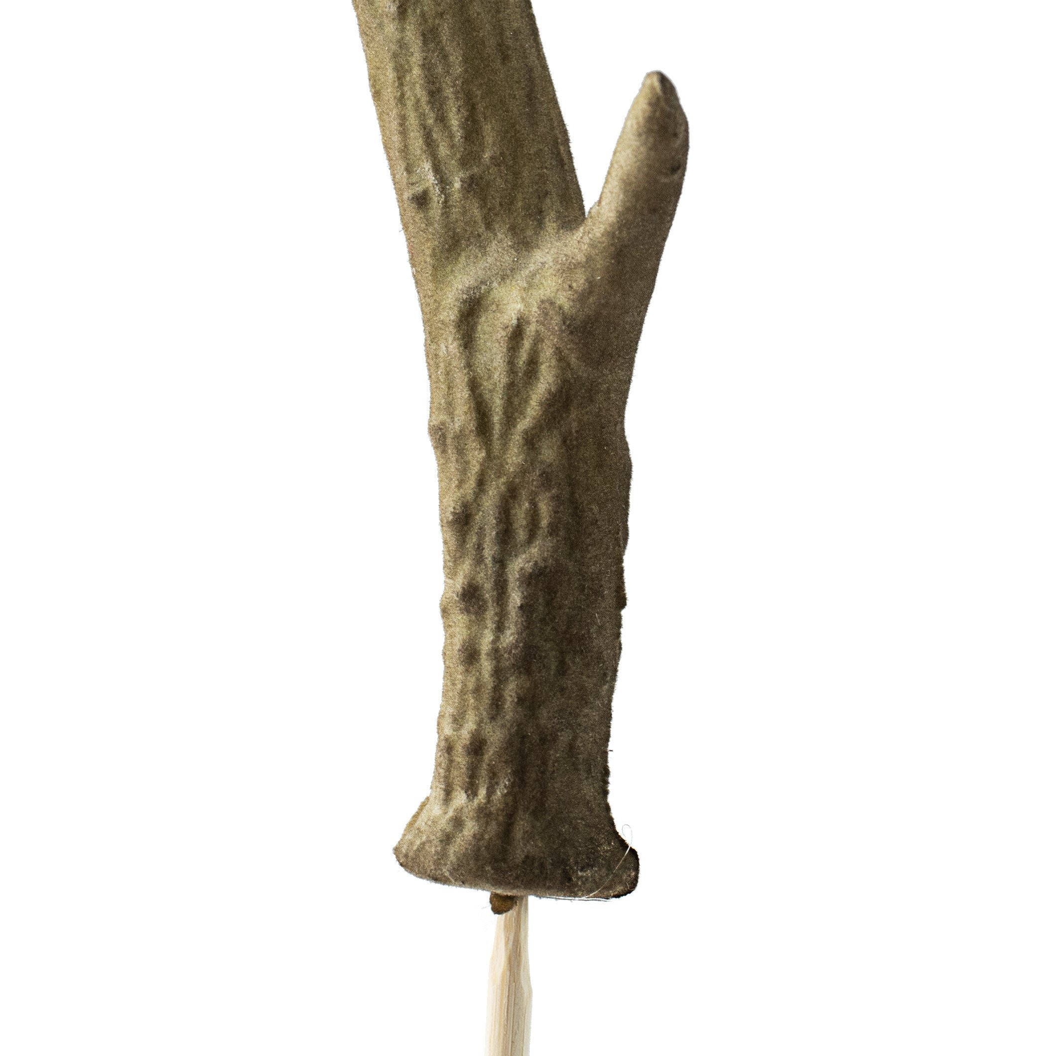 9" Deer Antlers On Stick (Set of 2) detail photo 3