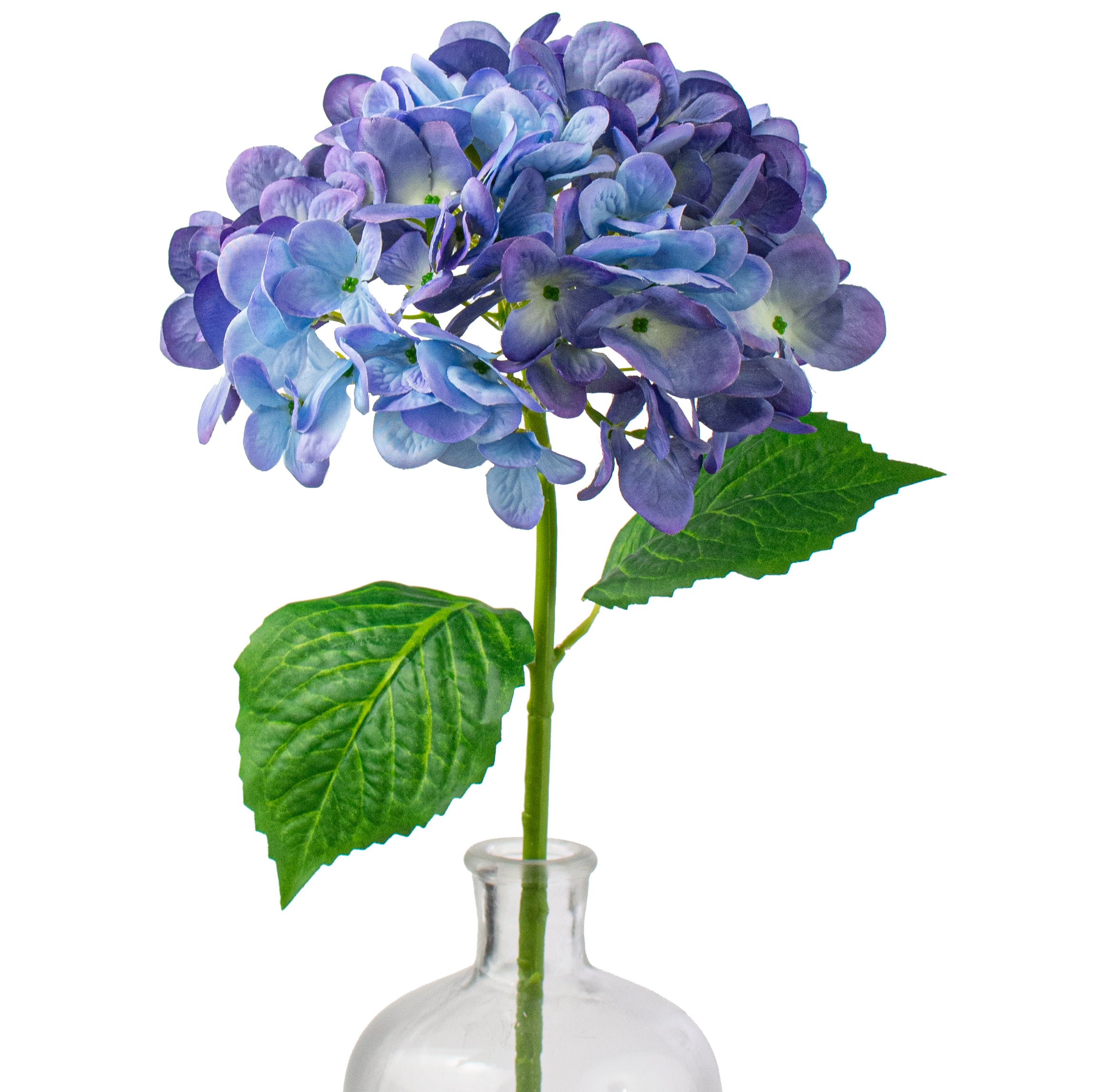 19" Deluxe Mophead Hydrangea Spray: Blue, Purple Item Number: 2255139DB