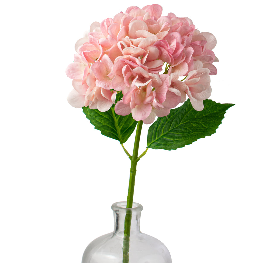 19" Deluxe Mophead Hydrangea Spray: Pink, Cream Item Number: 2255139PC