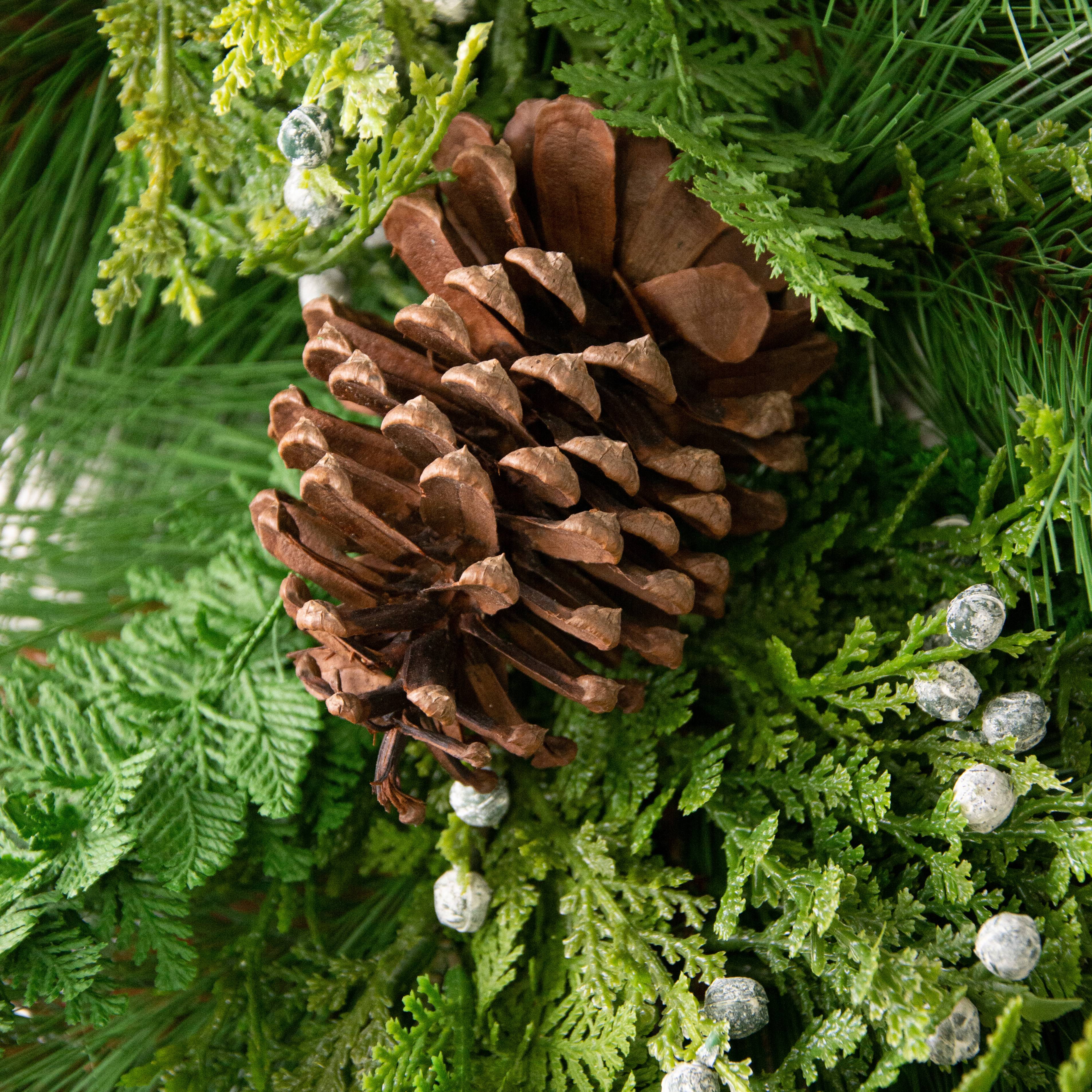 32" Deluxe Pine Juniper Berry Teardrop detail photo 3