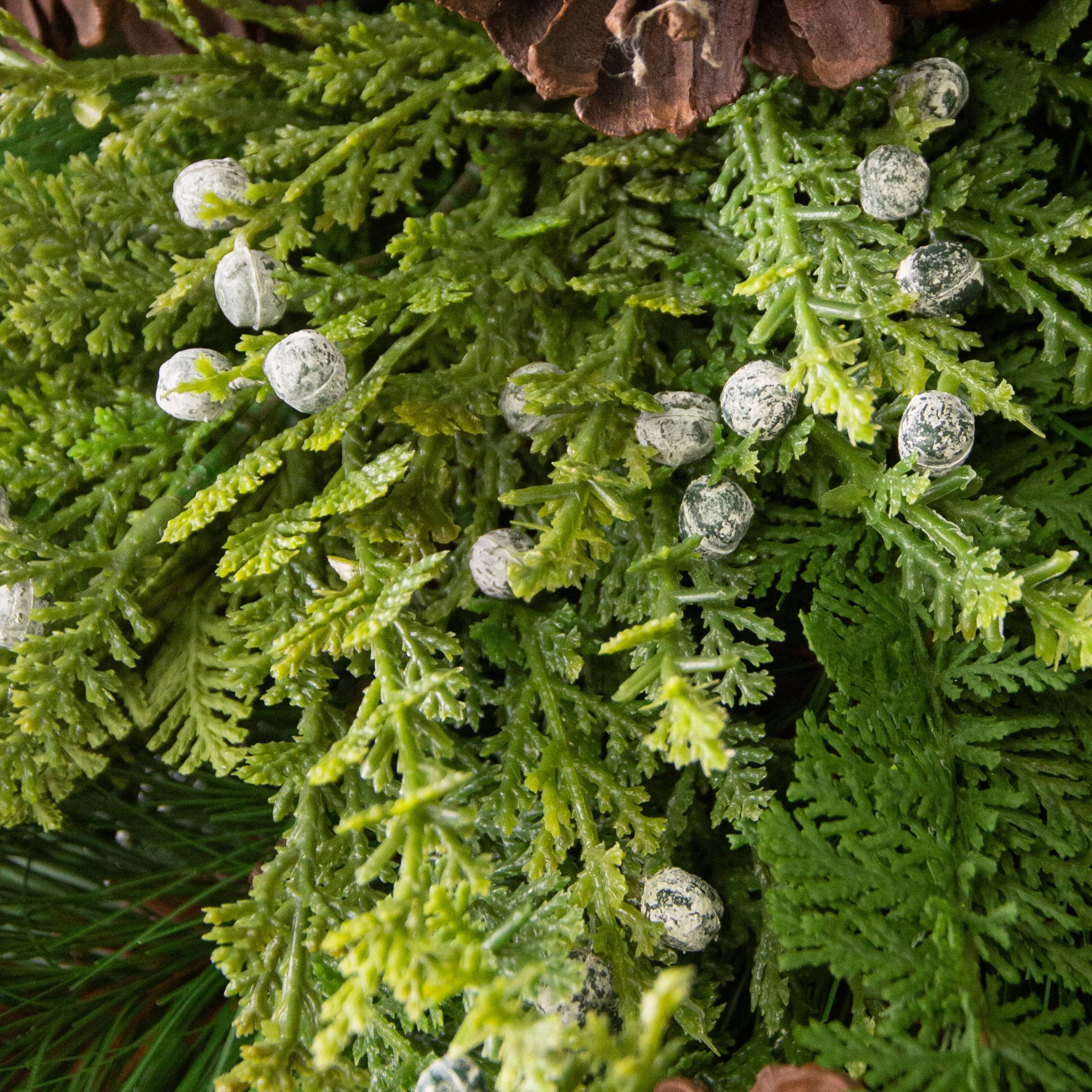 32" Deluxe Pine Juniper Berry Teardrop detail photo 4