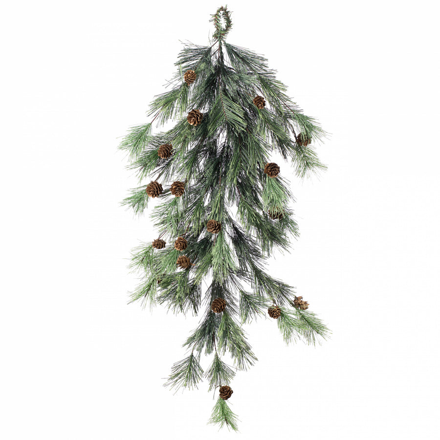 30" Deluxe Smokey Pine Teardrop Item Number: 89883GN