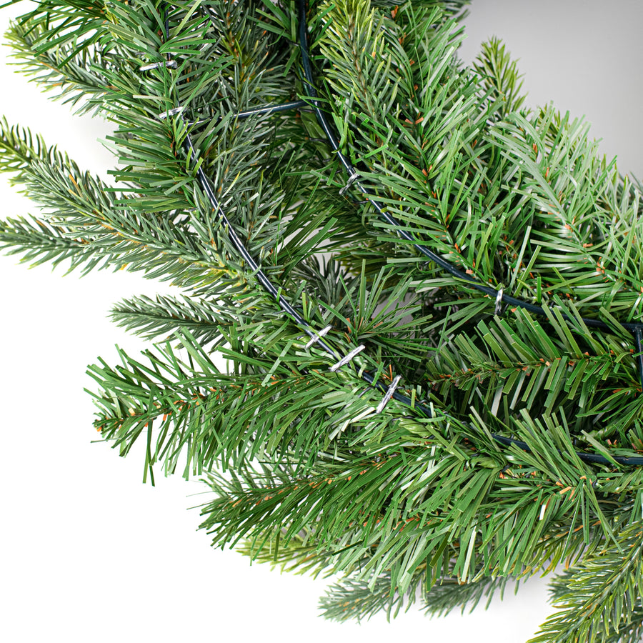 24" Deluxe Trinity Pine Wreath detail photo 3