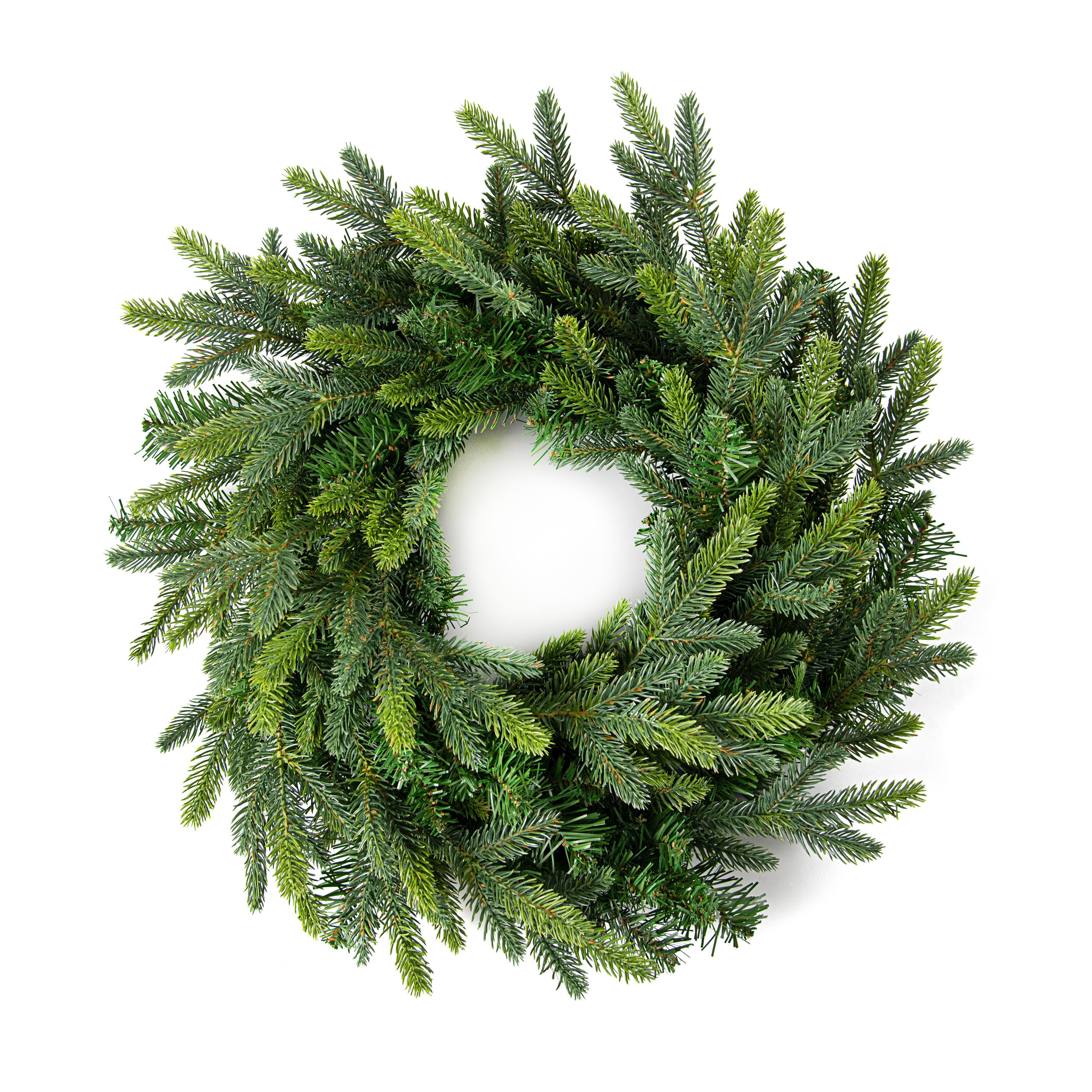 24" Deluxe Trinity Pine Wreath detail photo 4