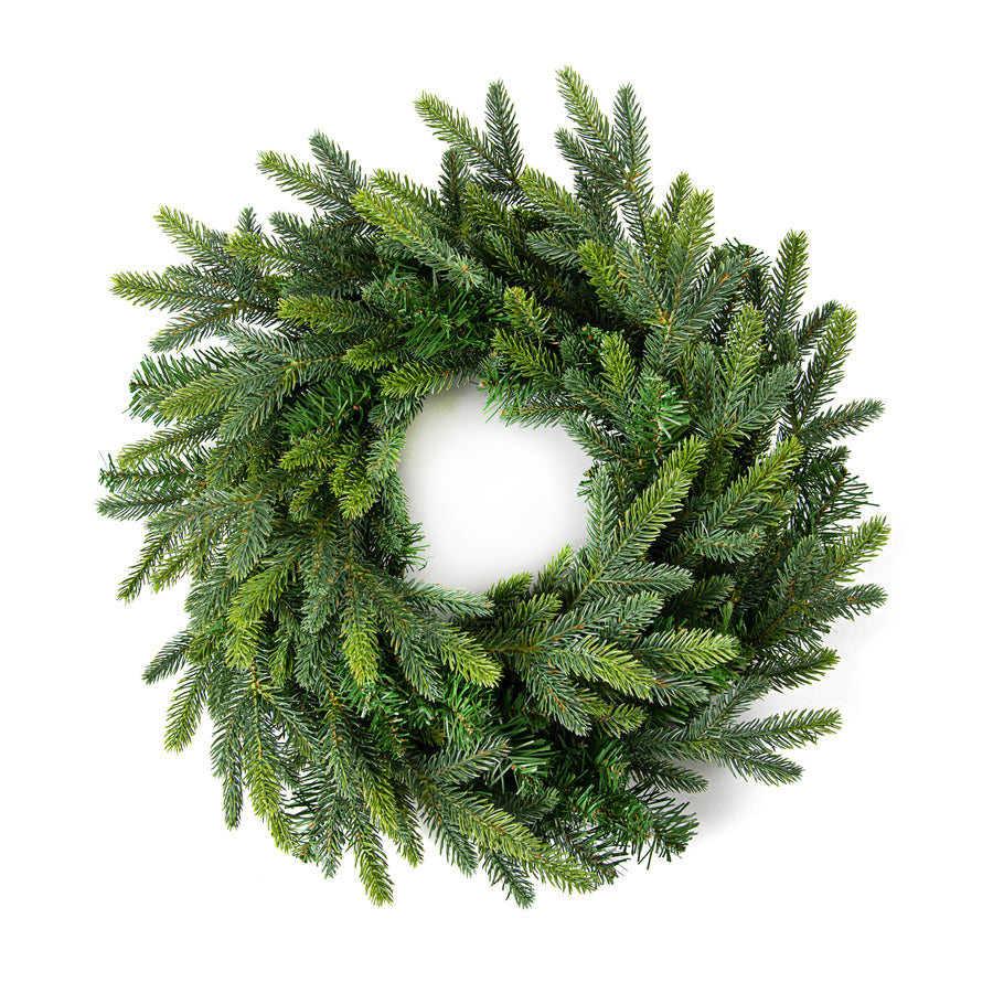 24" Deluxe Trinity Pine Wreath detail photo 4