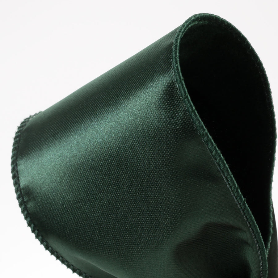 4" Deluxe Velvet Satin Backing Ribbon: Hunter Green (10 Yards) detail photo 3