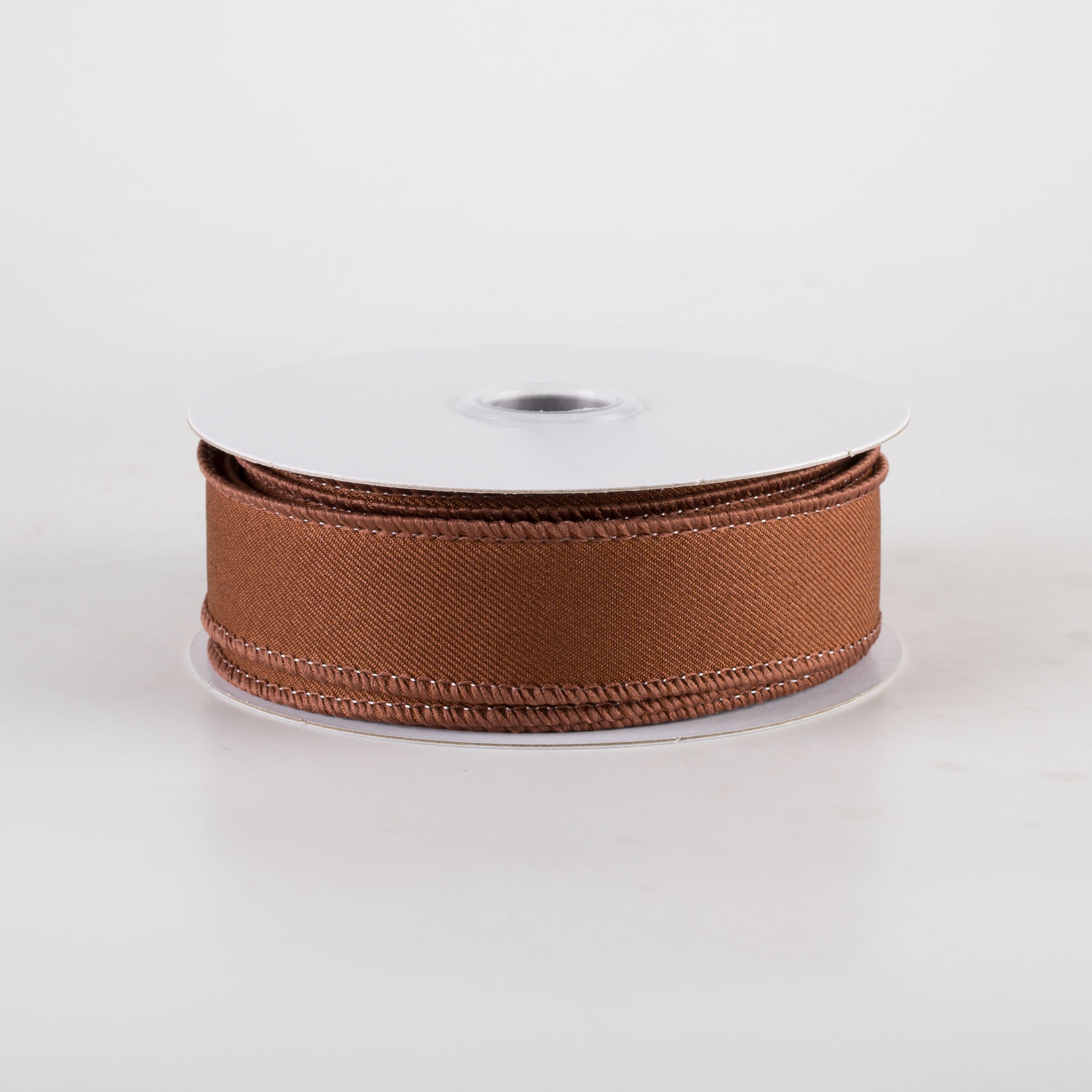7/8" Diagonal Weave Ribbon: Brown (10 Yards) Item Number: RGE720204