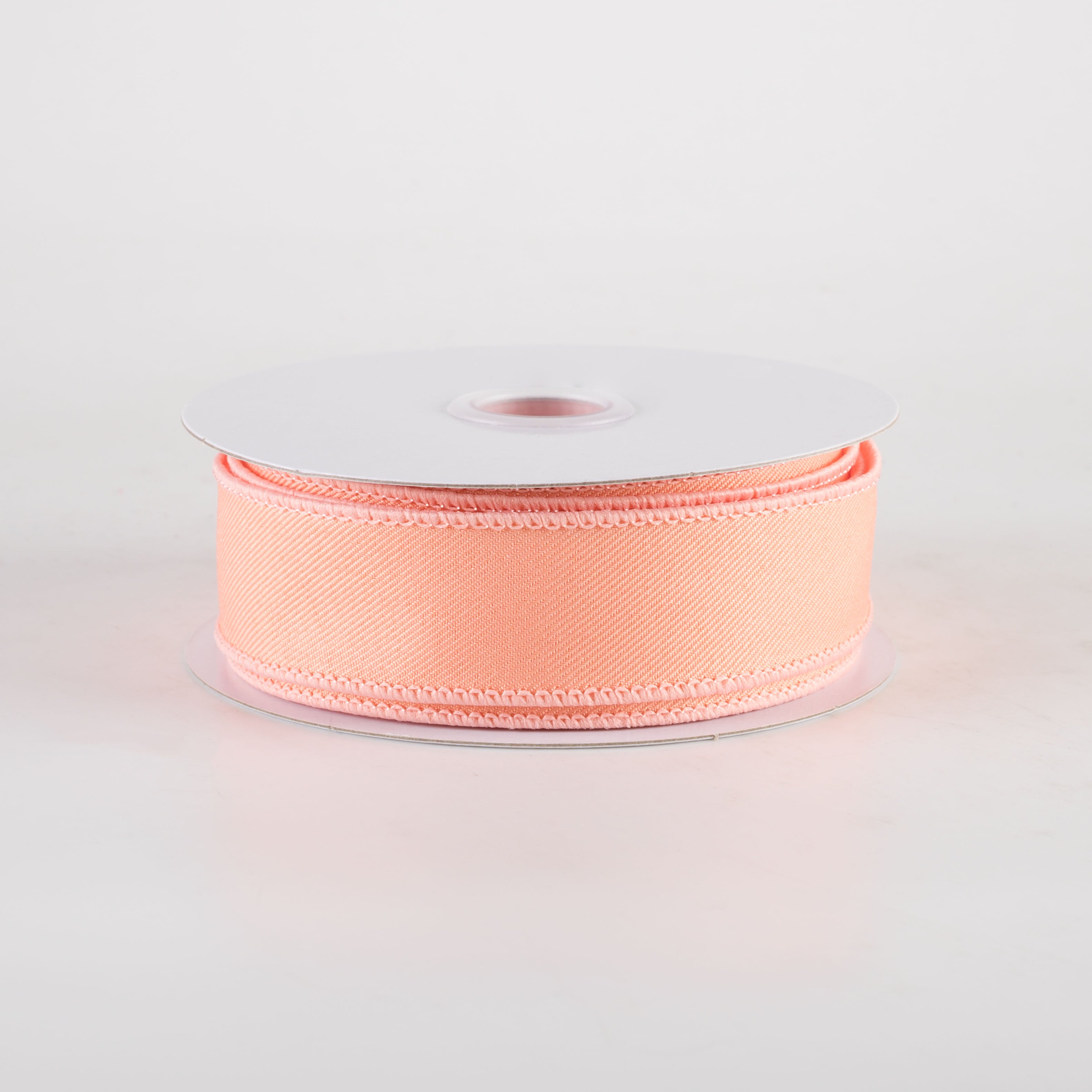 7/8" Diagonal Weave Ribbon: Peach (10 Yards) Item Number: RGE720221