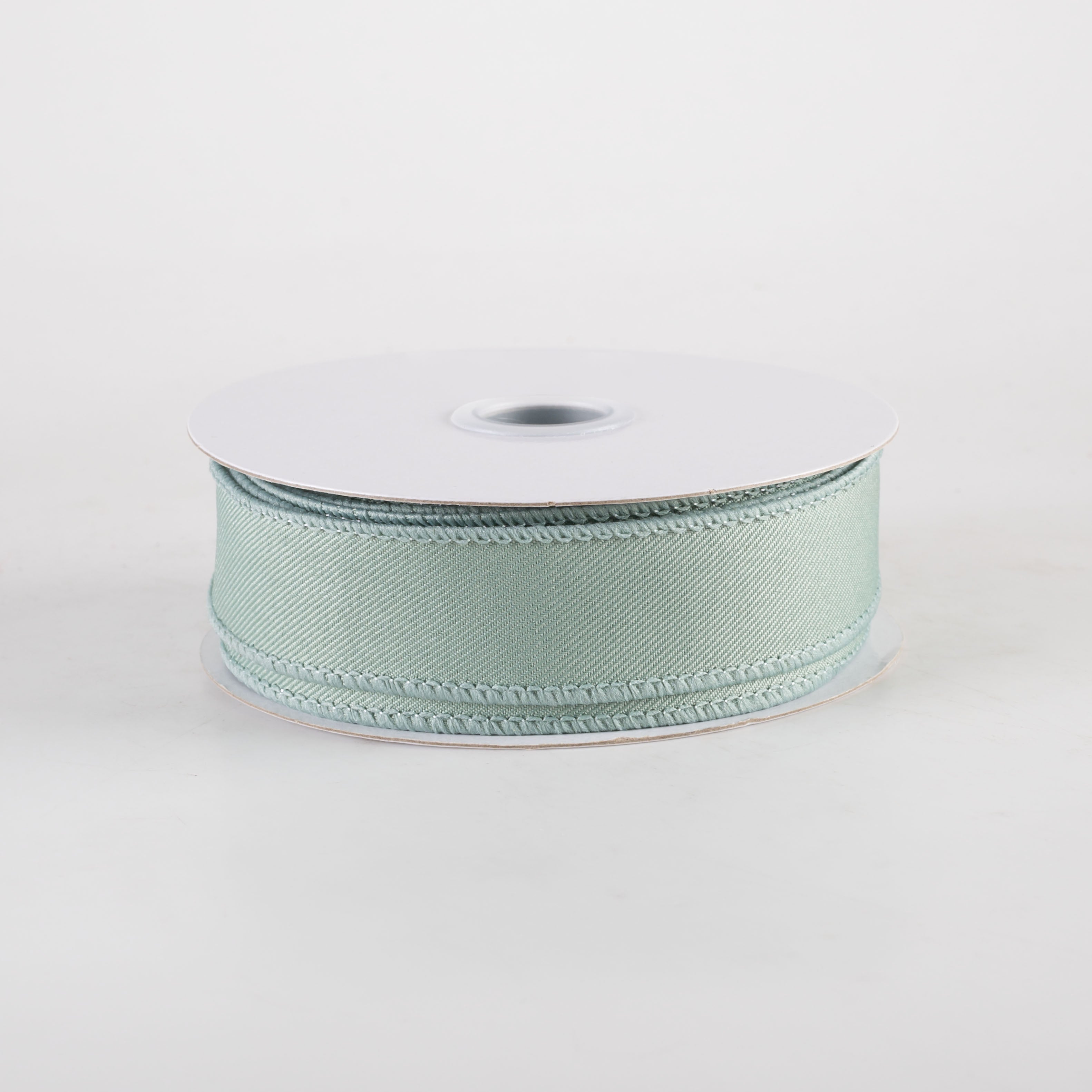 7/8" Diagonal Weave Ribbon: Sage Green (10 Yards) Item Number: RGE7202H2