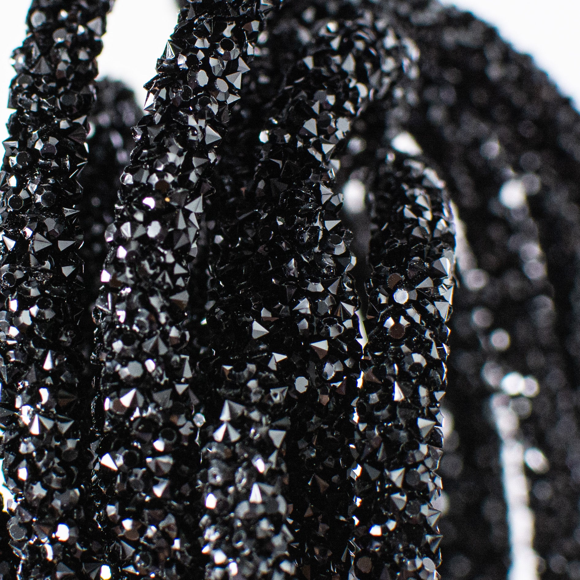 15' Diamond Rope Roll: Black detail photo 3