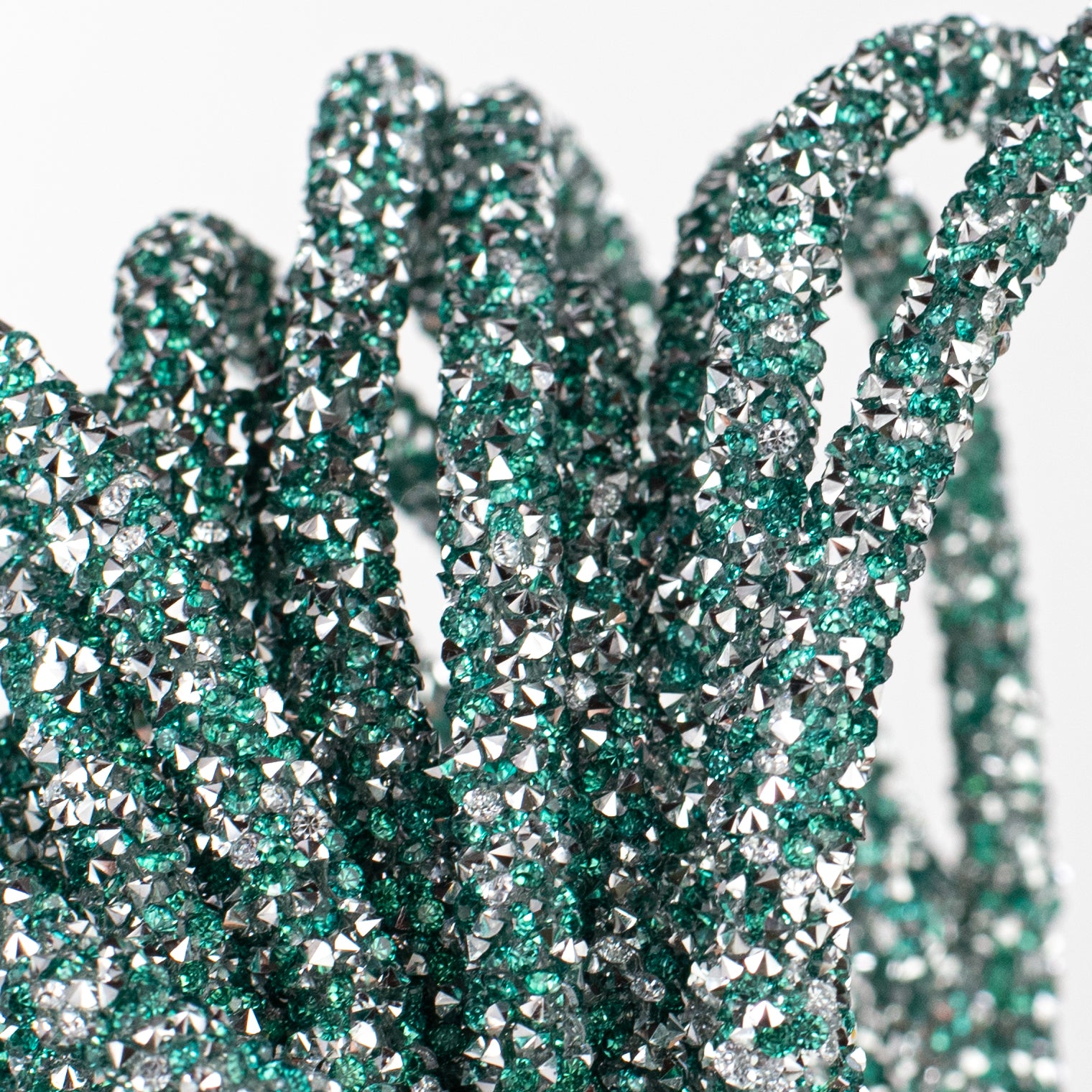 15' Diamond Rope Roll: Emerald Green detail photo 3