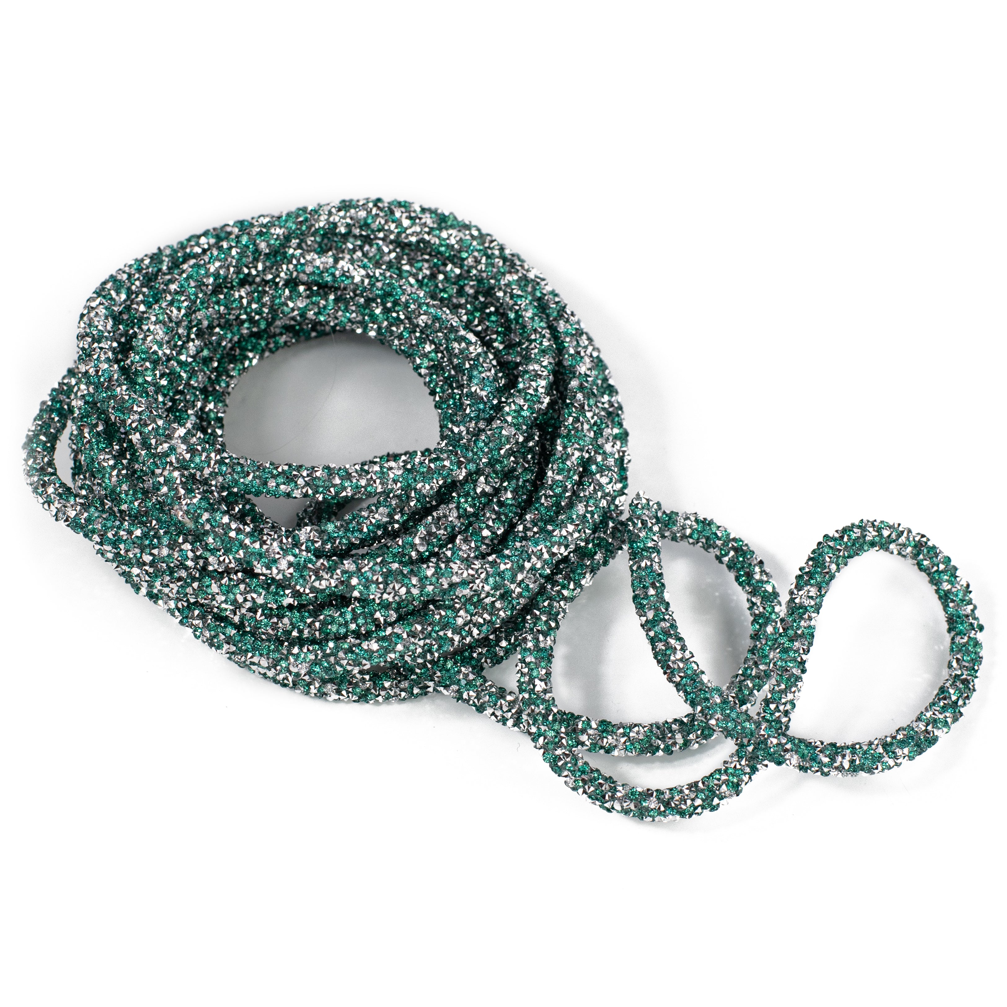 15' Diamond Rope Roll: Emerald Green Item Number: MC506606