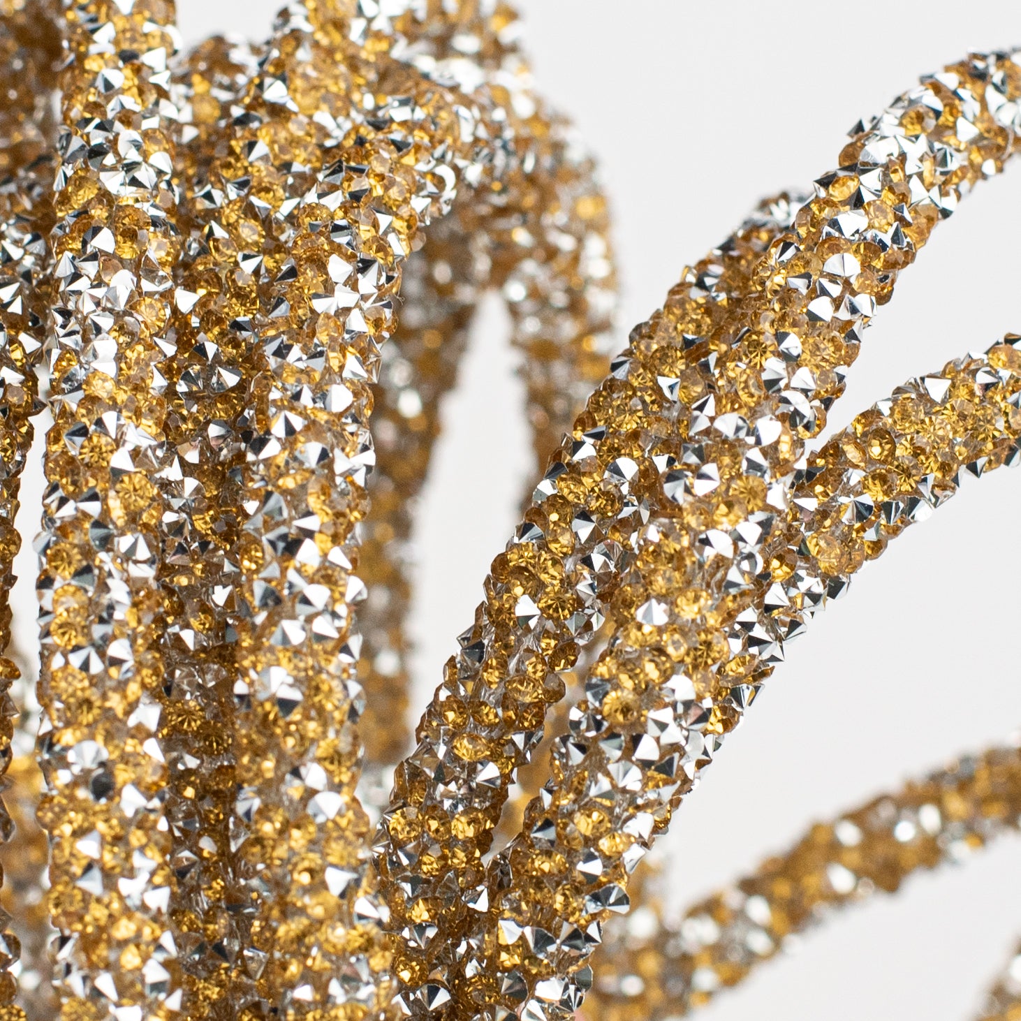 15' Diamond Rope Roll: Gold detail photo 3