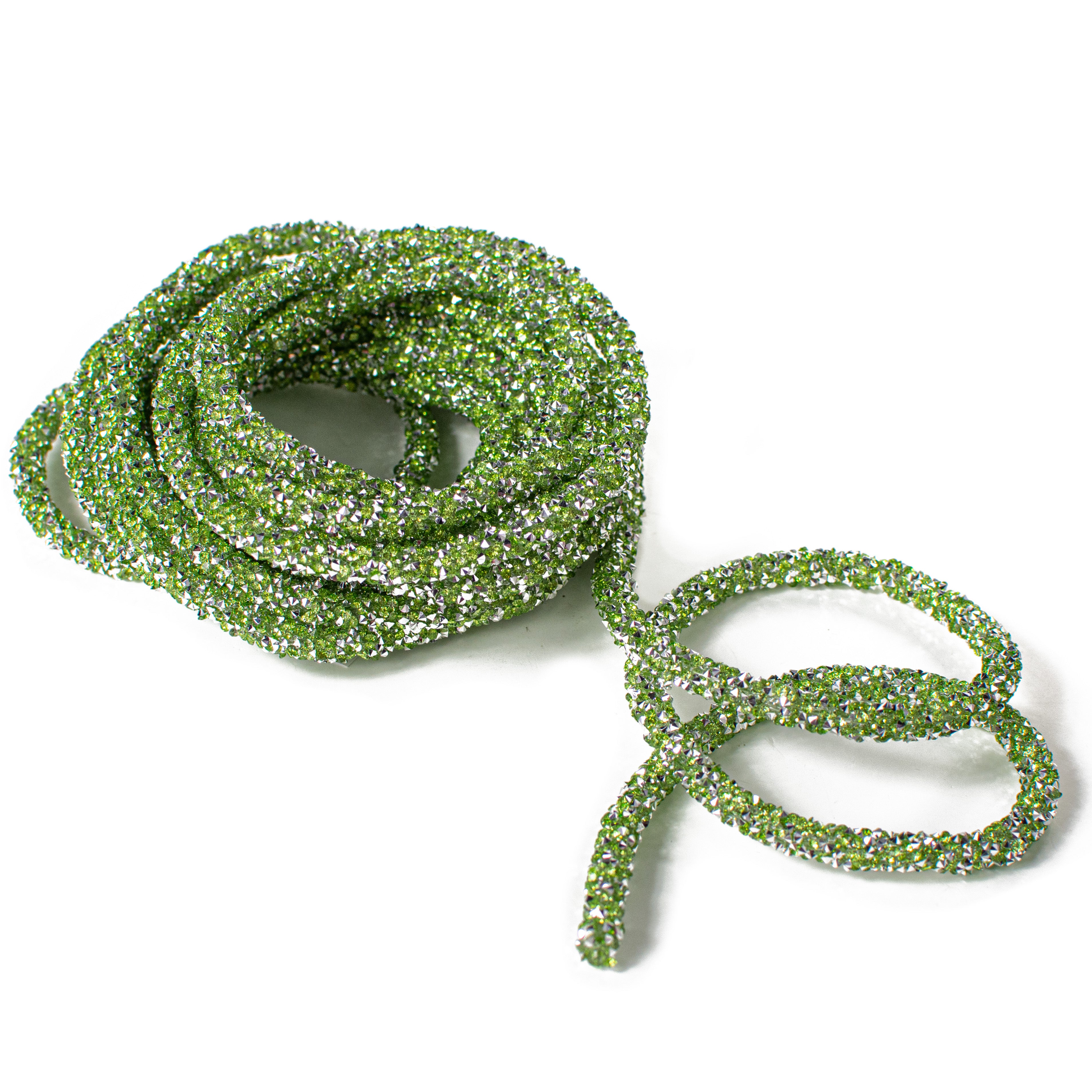15' Diamond Rope Roll: Lime Green Item Number: MC506630