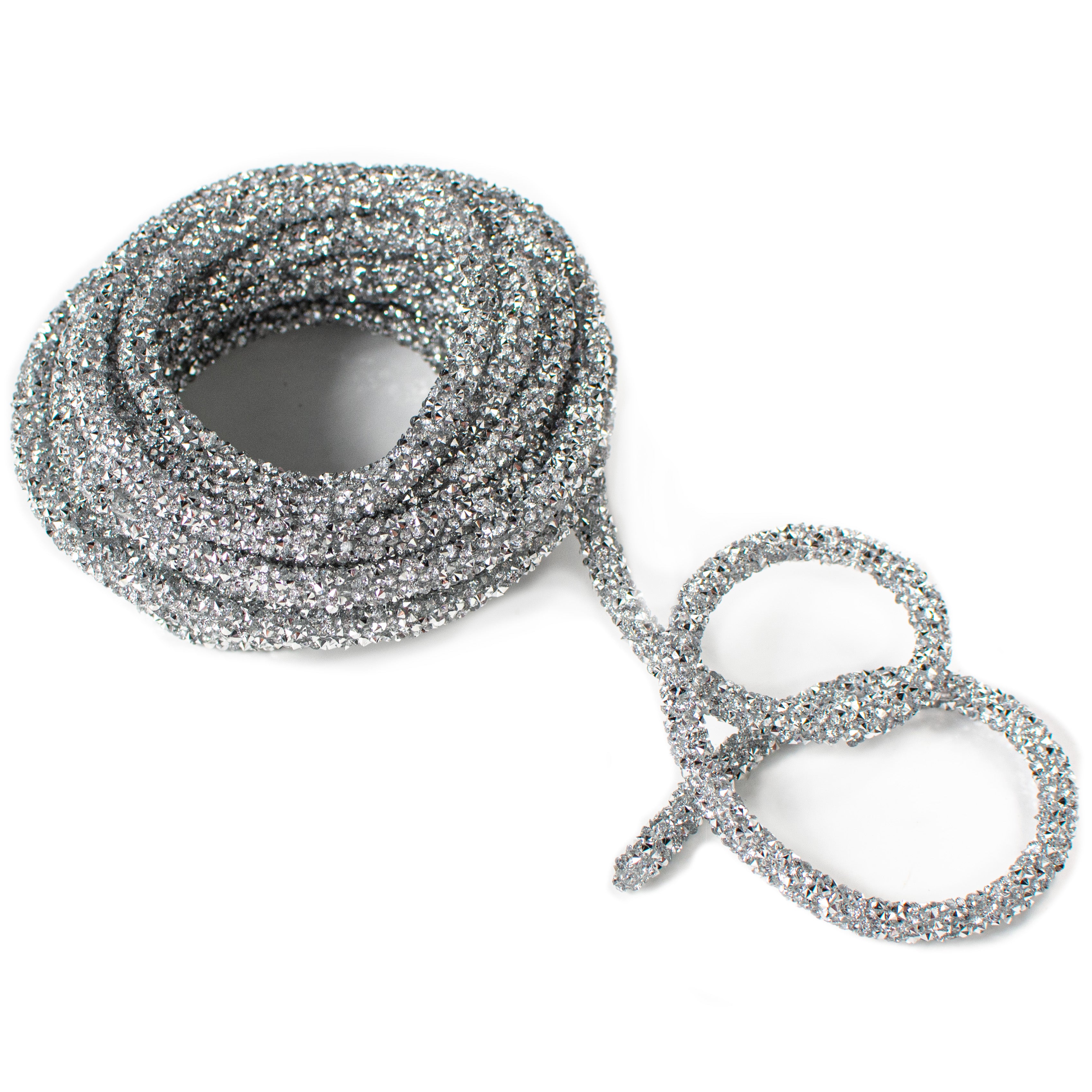 15' Diamond Rope Roll: Silver Item Number: MC506626