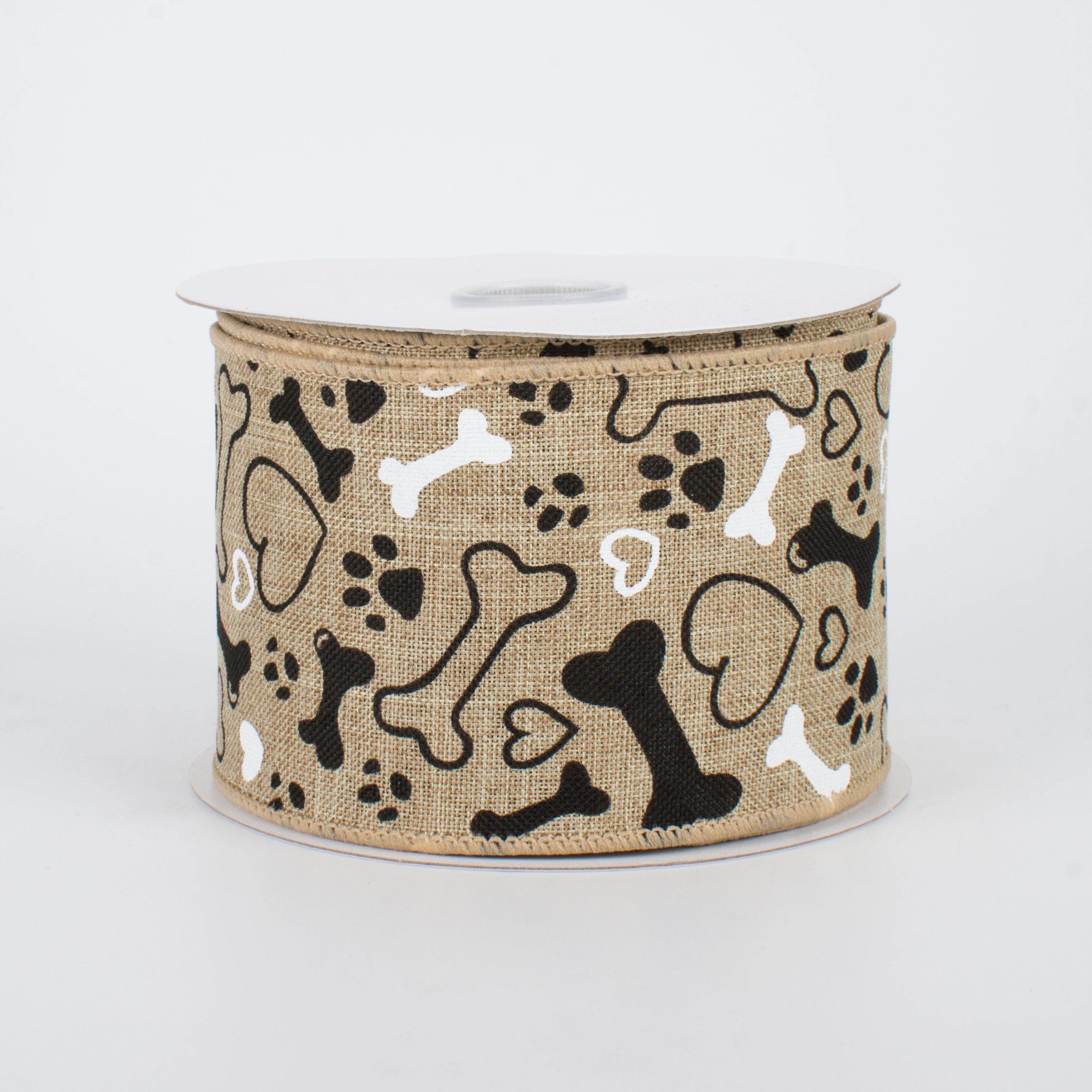2.5" Dog Bone, Paw, Heart Ribbon (10 Yards)