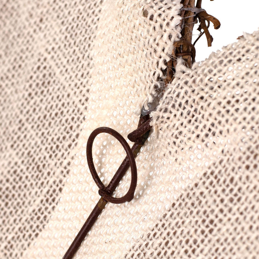 22" Dog Paw Grapevine Hanger detail photo 4