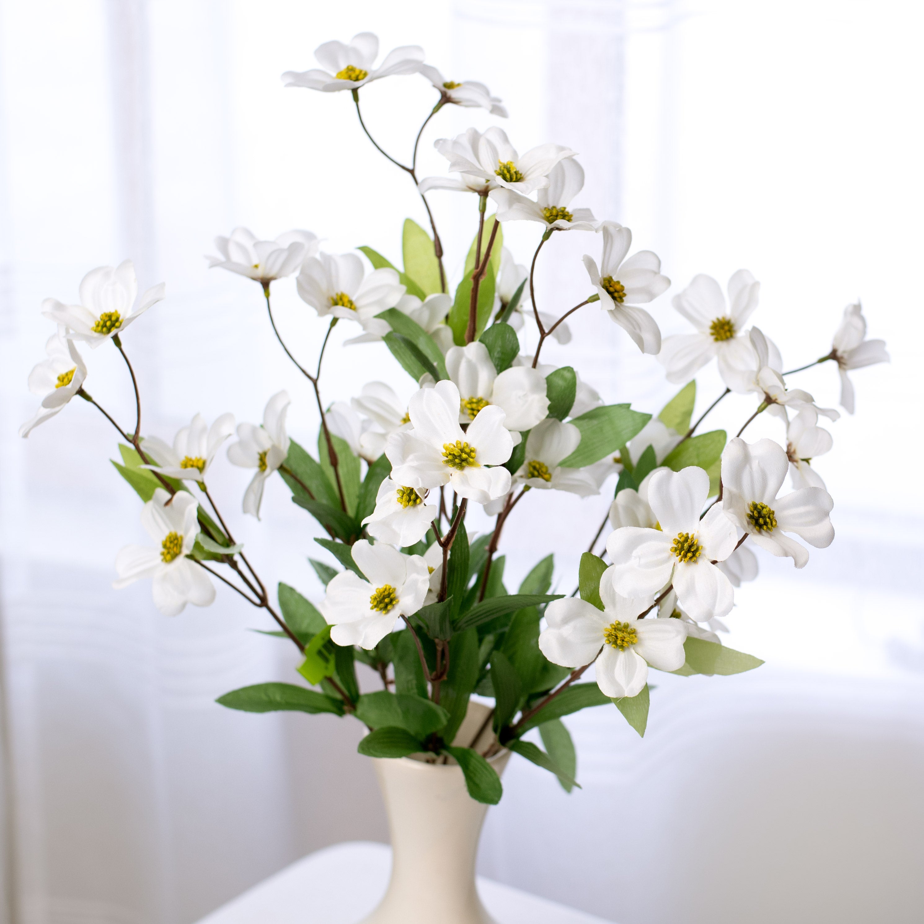20" Dogwood Bush: Cream Item Number: 61750CM