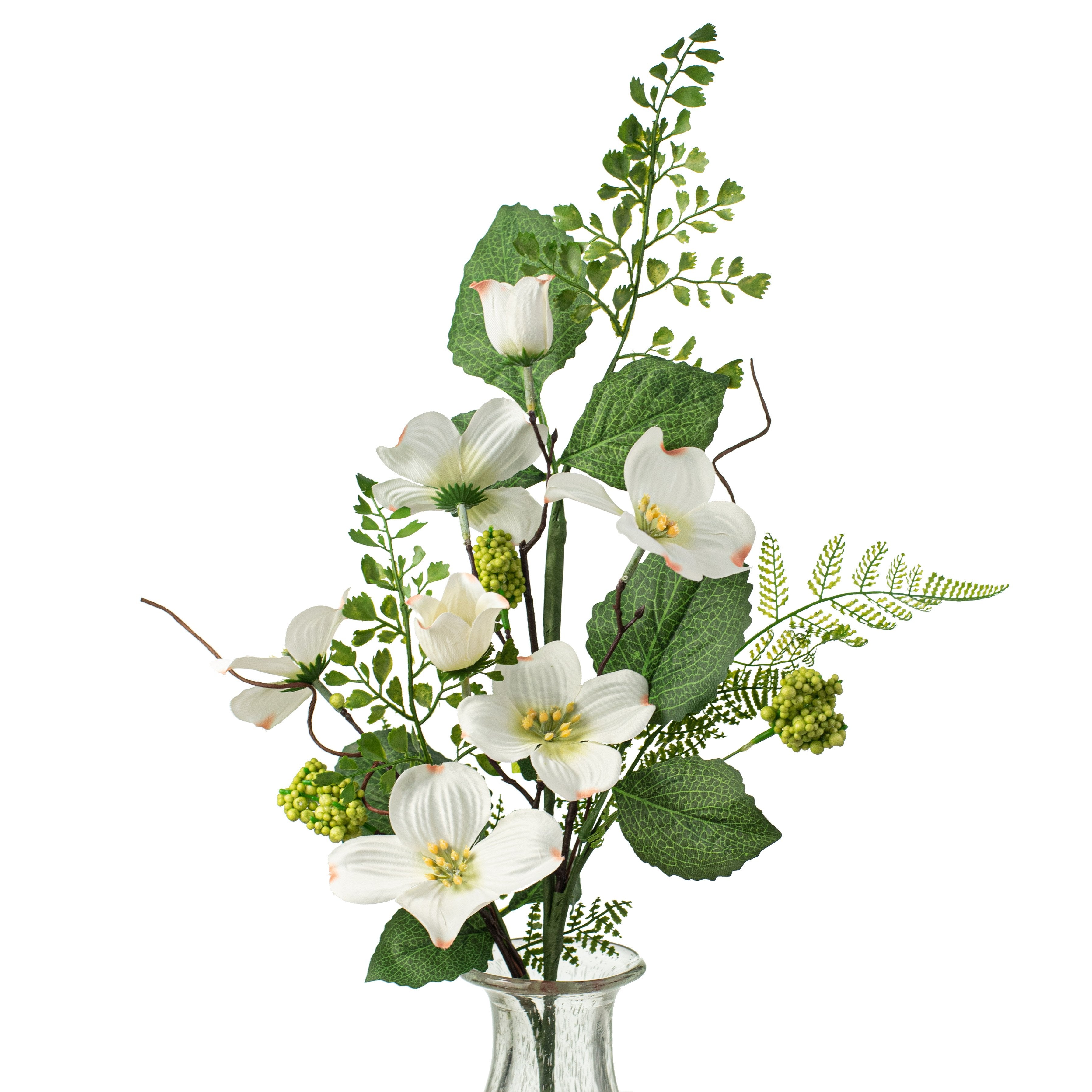 28" Dogwood Flower Spray Item Number: 62694SP28