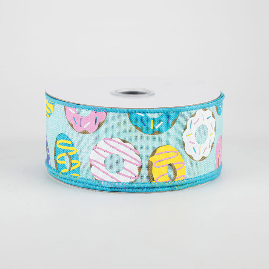 1.5" Donut Ribbon: Blue (10 Yards)
