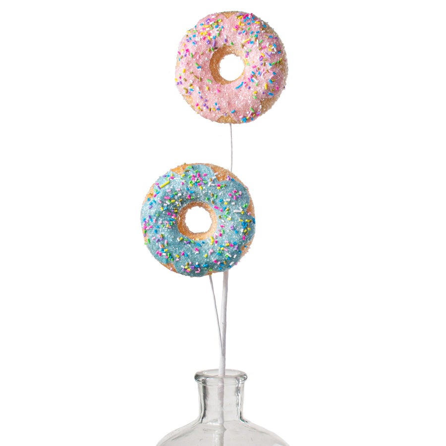 26" Donut Spray: Pink & Blue Item Number: 63072PKBL