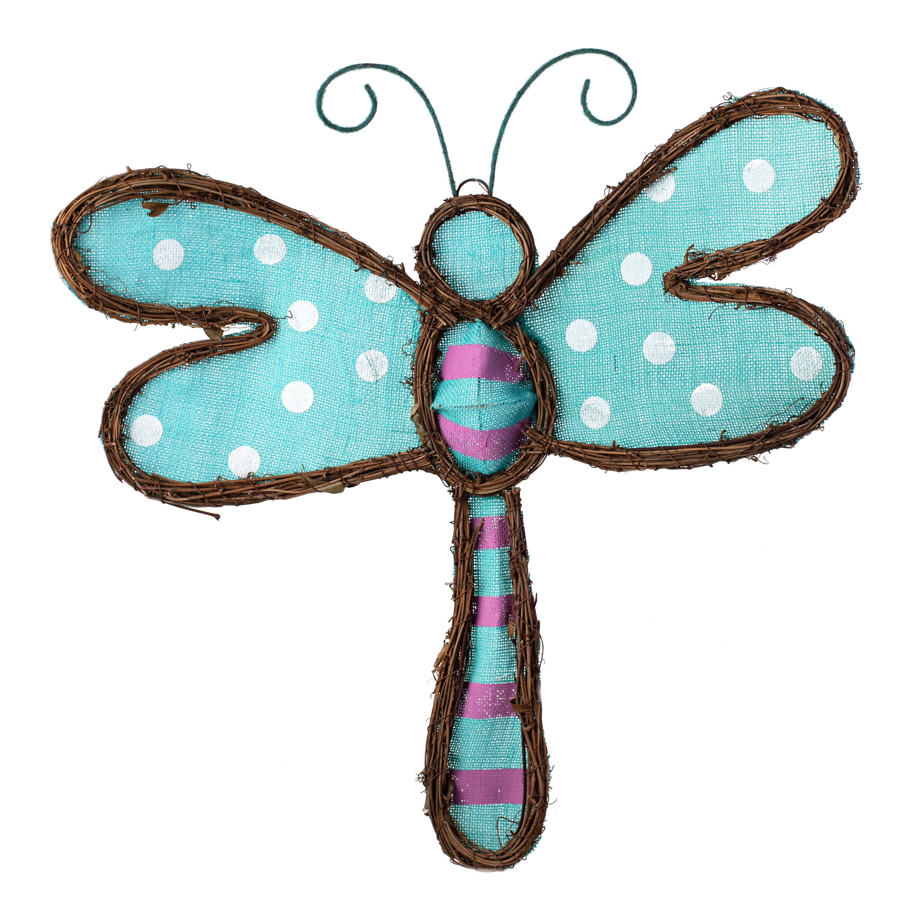 24" Dragonfly Grapevine Hanger Item Number: 62963BL