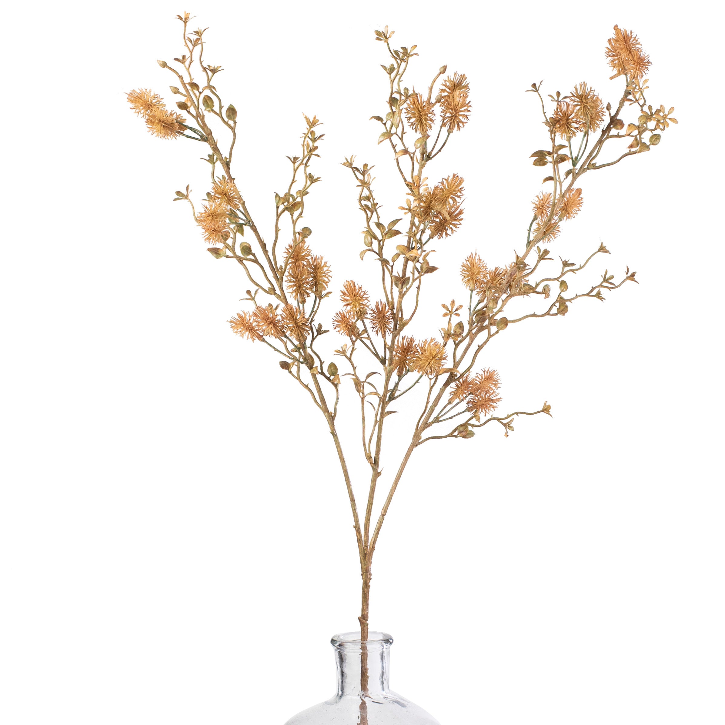 34" Dried Thistle Filler Spray: Brown Item Number: 57018BN