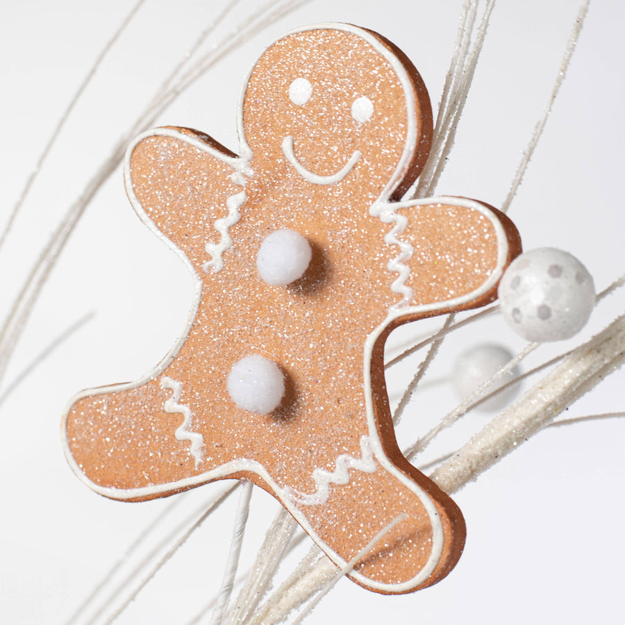 30" Gingerbread House & Gingerbread Man Spray