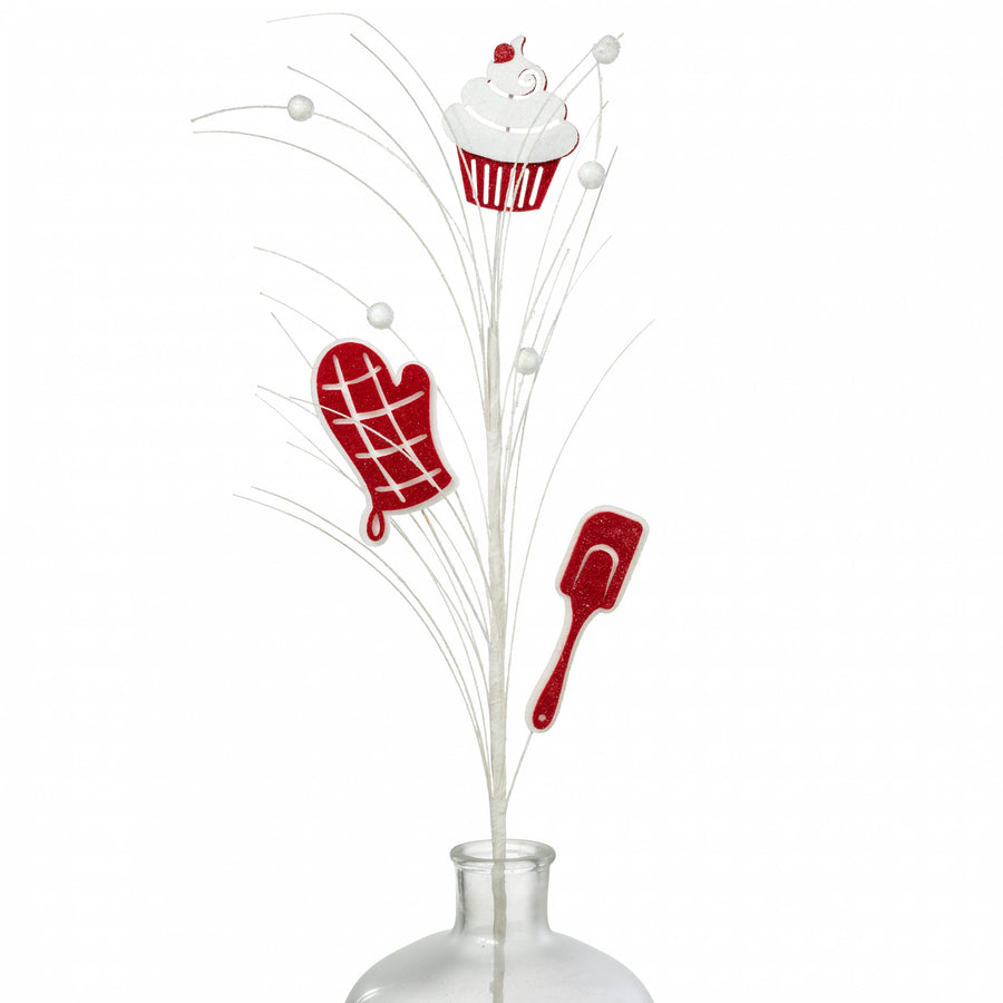 30" Glittered Felt Cupcake Baking Spray