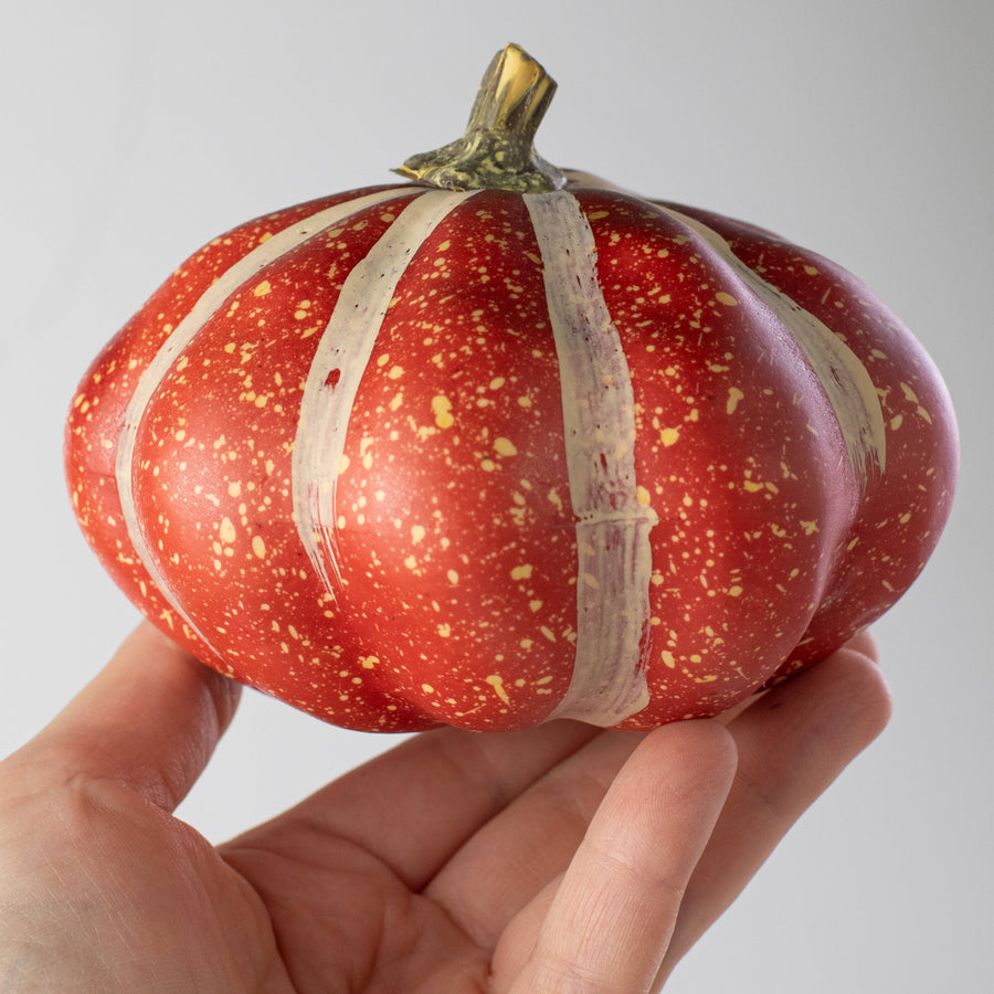 Assorted Artificial Pumpkins & Gourds: Orange & Yellow (Bag of 6)