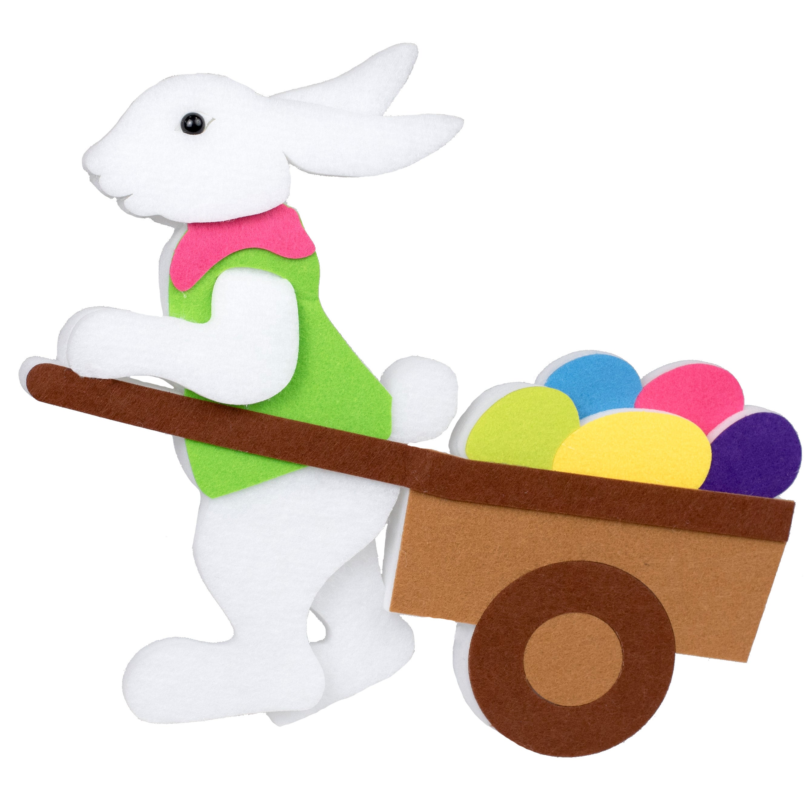 16" Easter Bunny Pulling Cart Item Number: HE7165