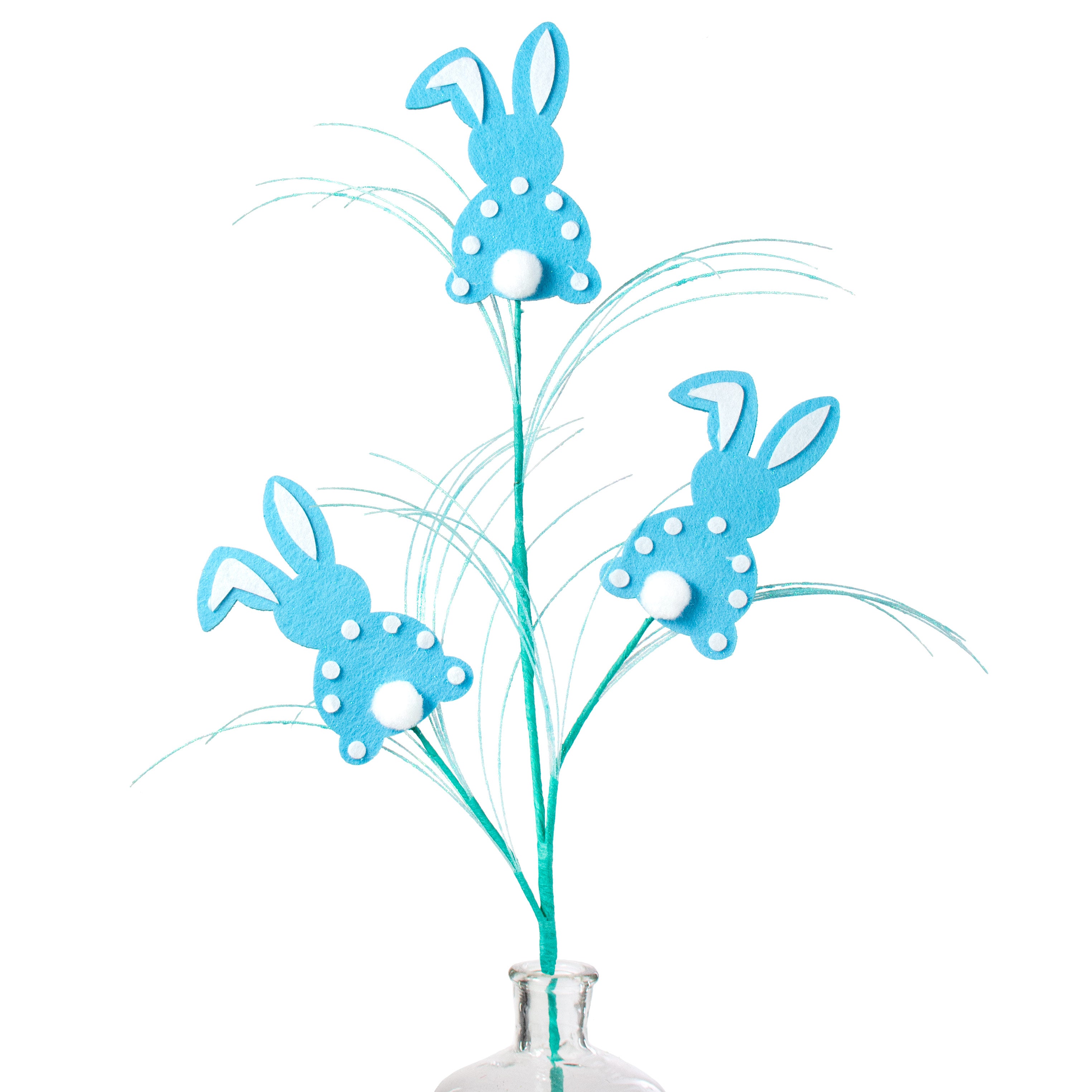 30" Easter Bunny Spray: Blue Item Number: 63808-BL