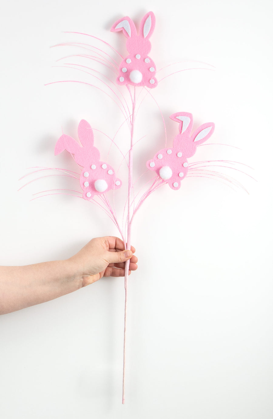 30" Easter Bunny Spray: Pink detail photo 3